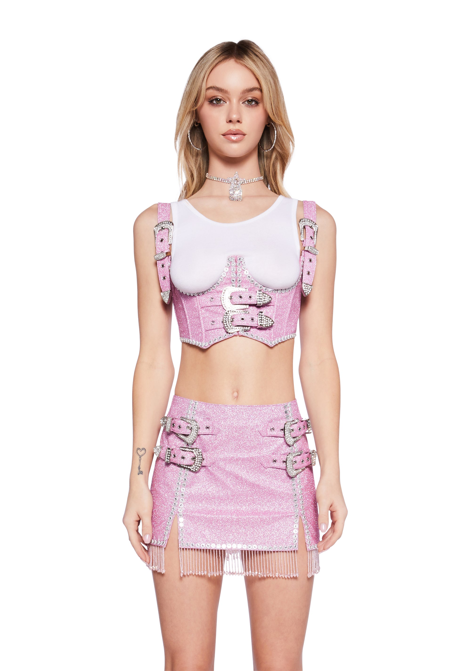 Saddle Songs Glitter Underbust Corset