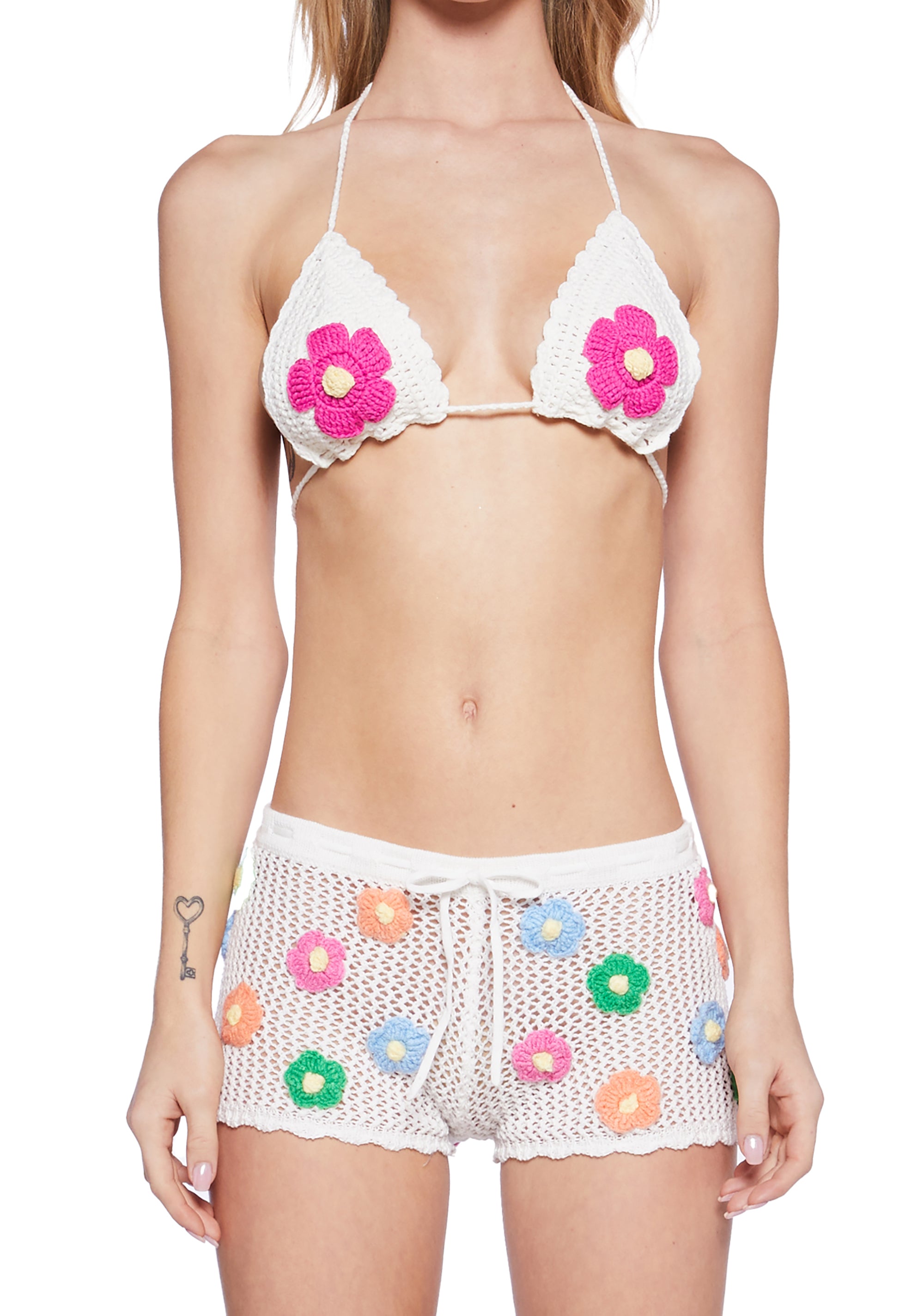 Floral Odyssey Bra And Shorts Set