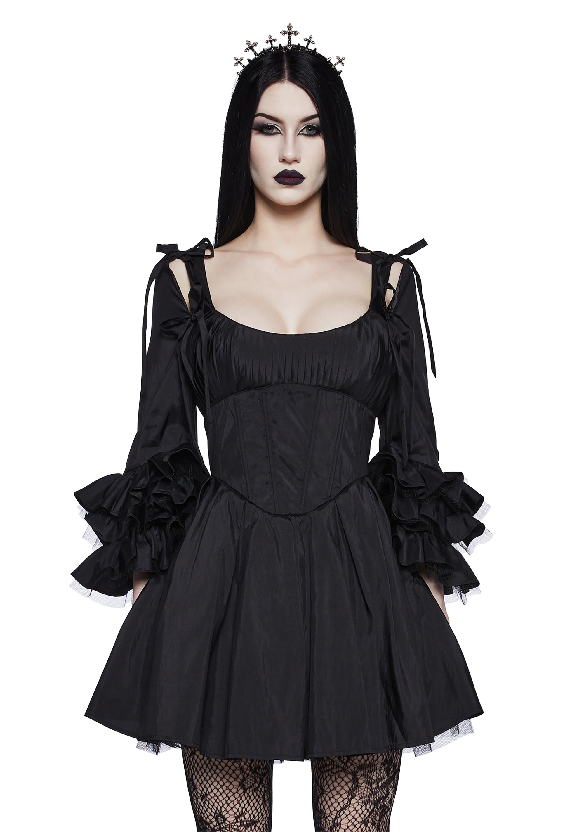 Plaid Dress Women Mall Goth Punk Aesthetic Zipper Bandage Corset Dress  Vintage Dark Gothic Alt Outfits-Blue,M : : Home & Kitchen