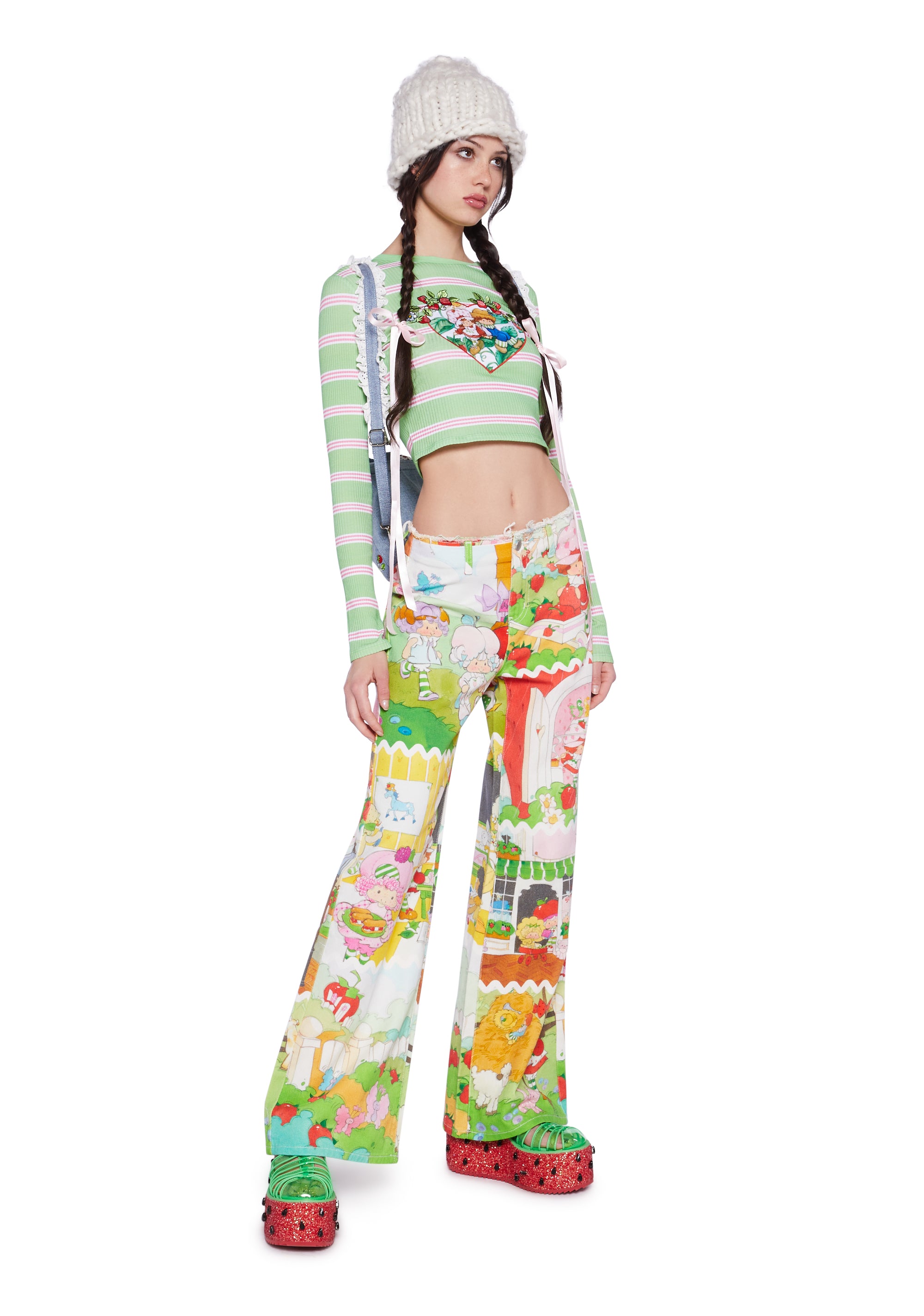 Orchidee-Print Silk-Twill Trousers – PUCCI Online Store