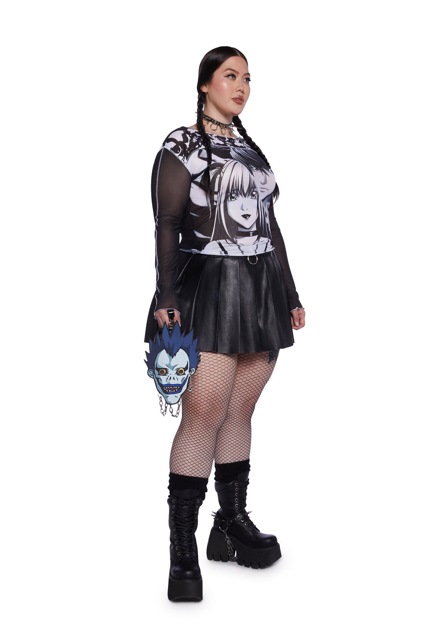 Plus Unlikely Twosome Mesh Top - alternate
