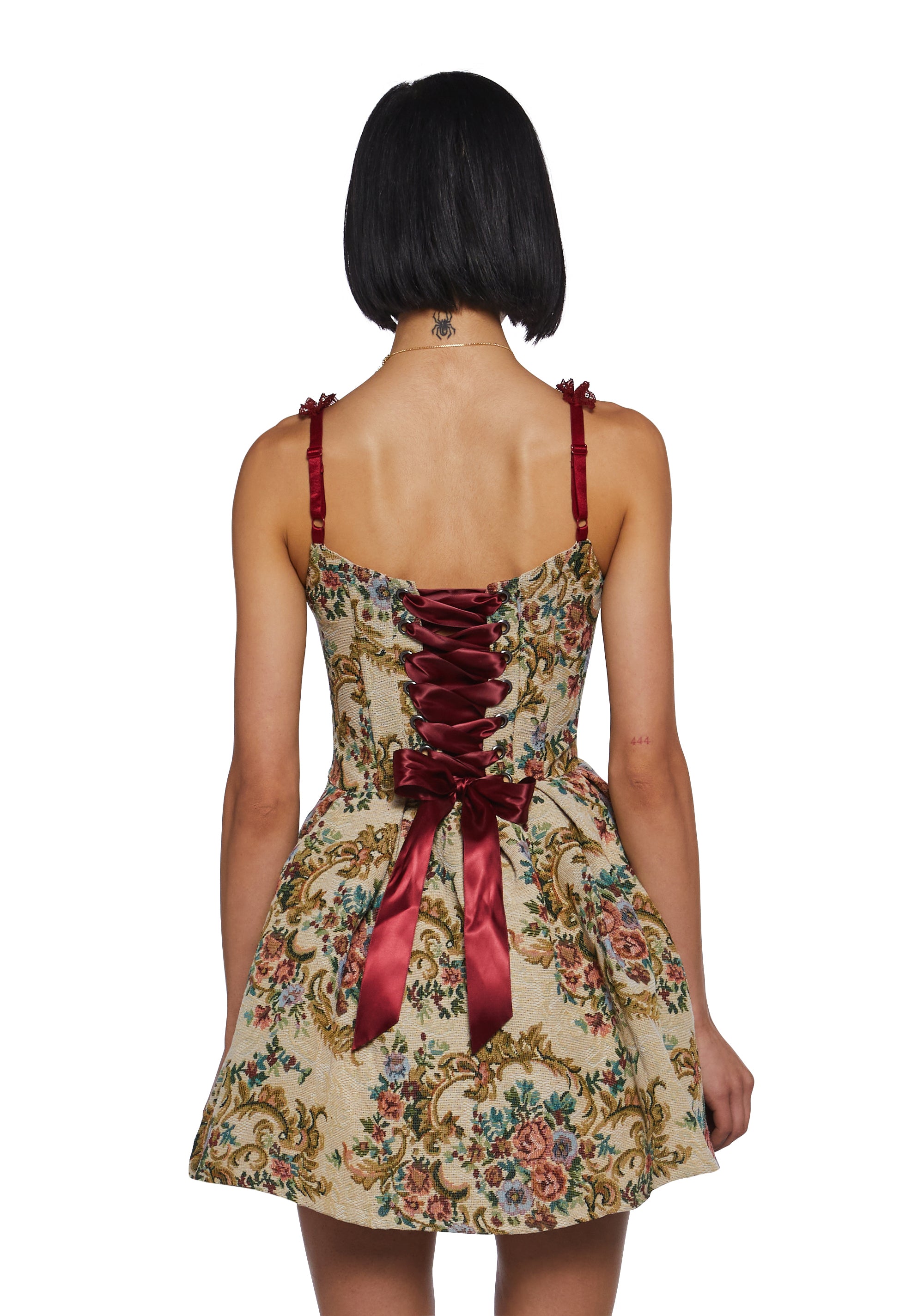 Forbidden Rendezvous Brocade Dress