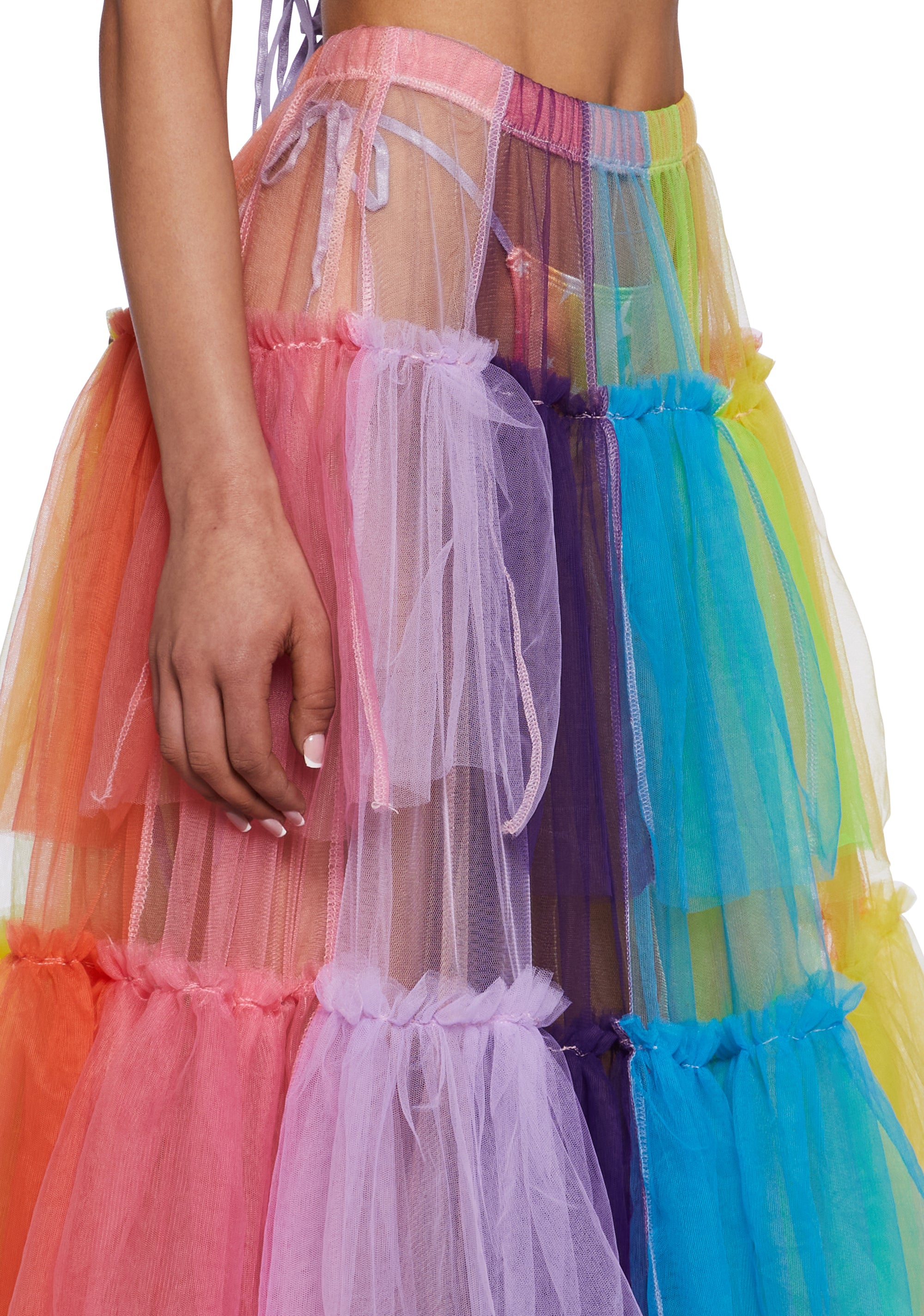 Tulle maxi skirt queen on sale