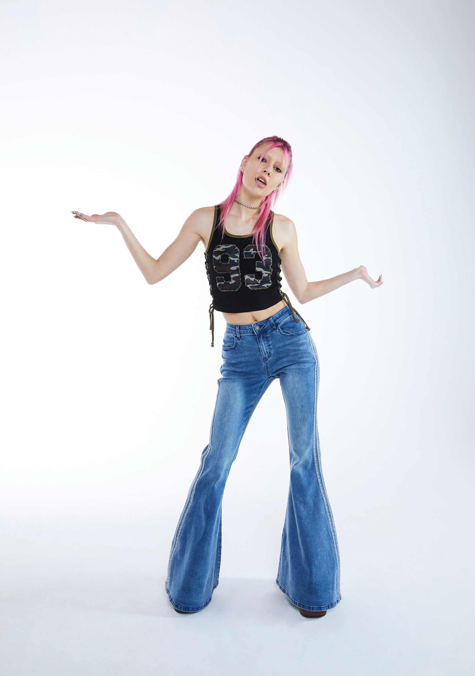 dELiA*s デニムパンツ dELiA*s Blue Skinny Jeans Distressed Stretch Five Design