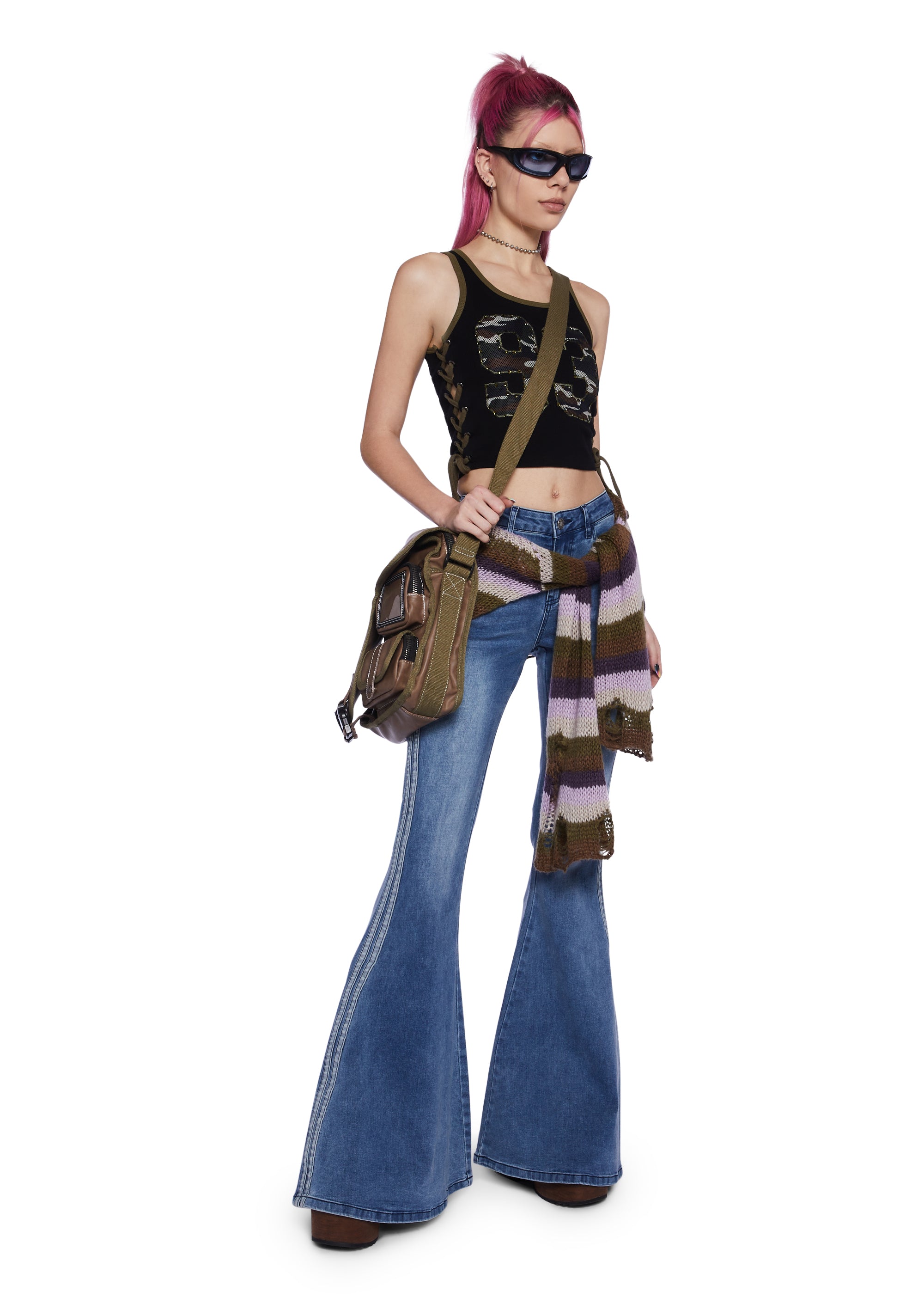 Totally Trippin Flared Jeans