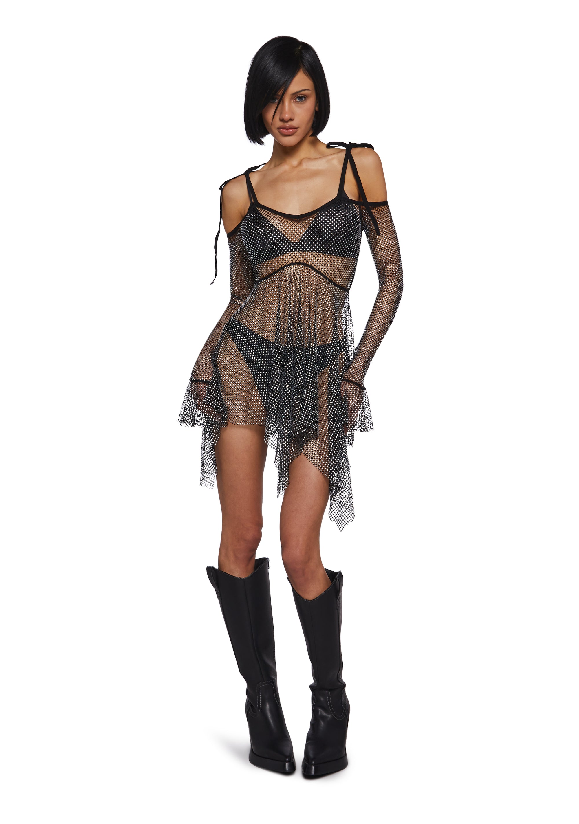 F Is For Fairies® Handkerchief Dress - Rhinestone