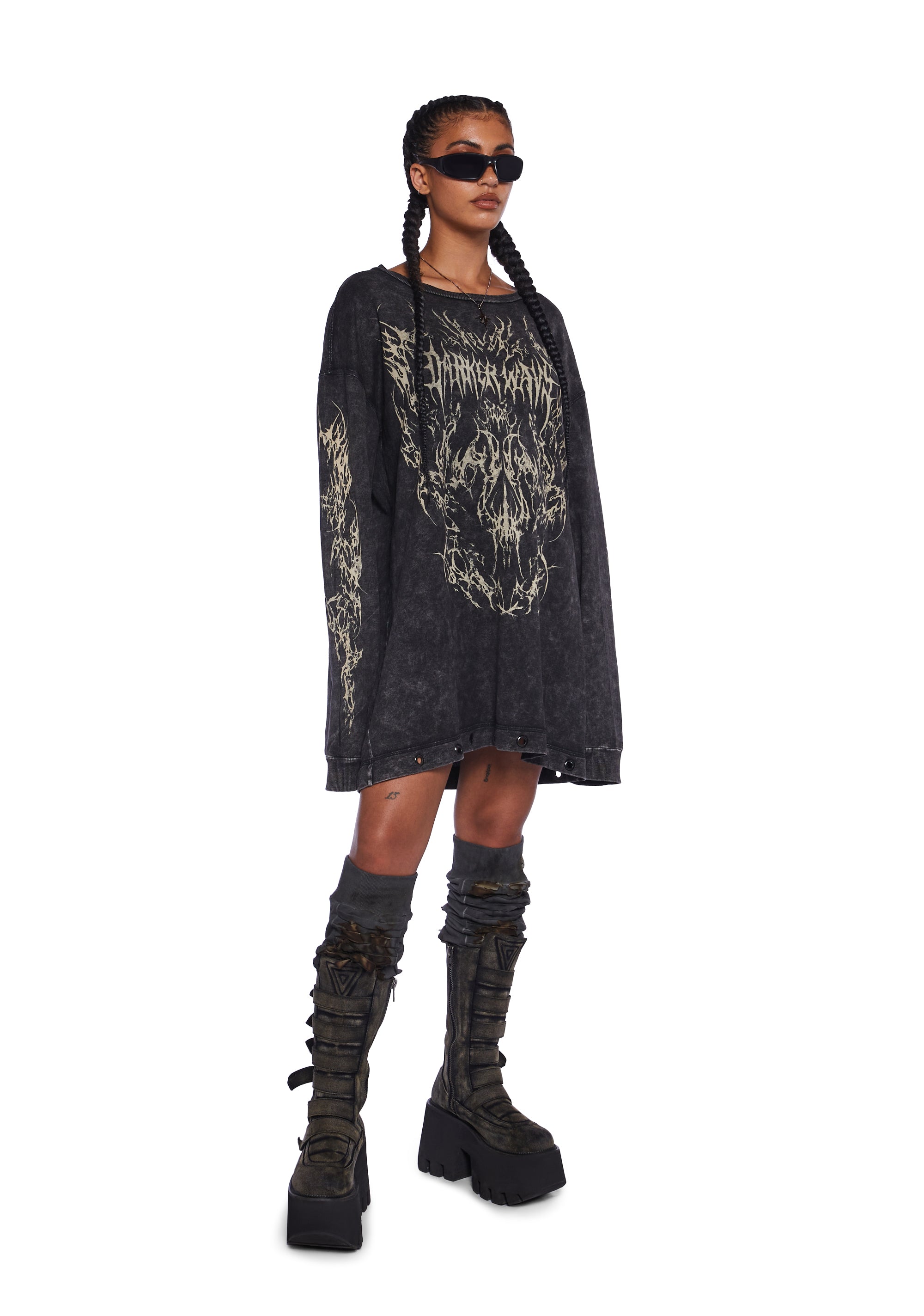 Charged Oversized Graphic Tee - alternate