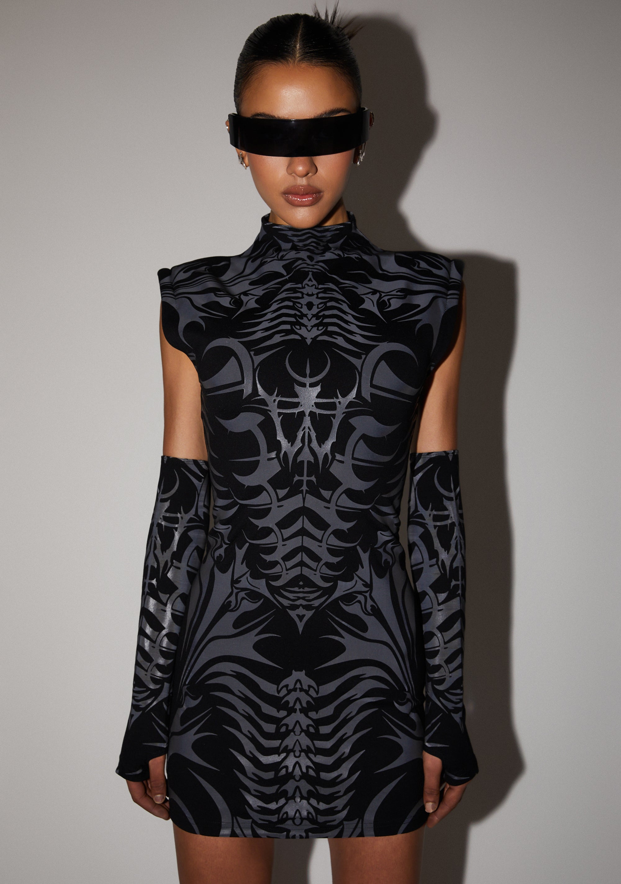 club exx dress Club Exx Padded Cut Out Mini Dress