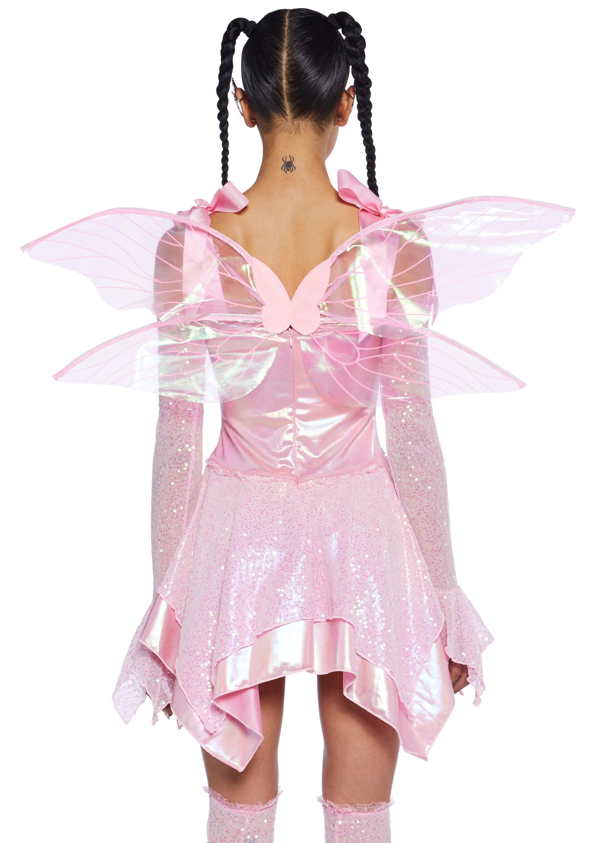 UNIF - y2k【 Dolls Kill ハロウィン 妖精 コスチューム 】Fairy Cyber Fairy Sexy Womans Halloween Costume Sequin Fairycore Glitter