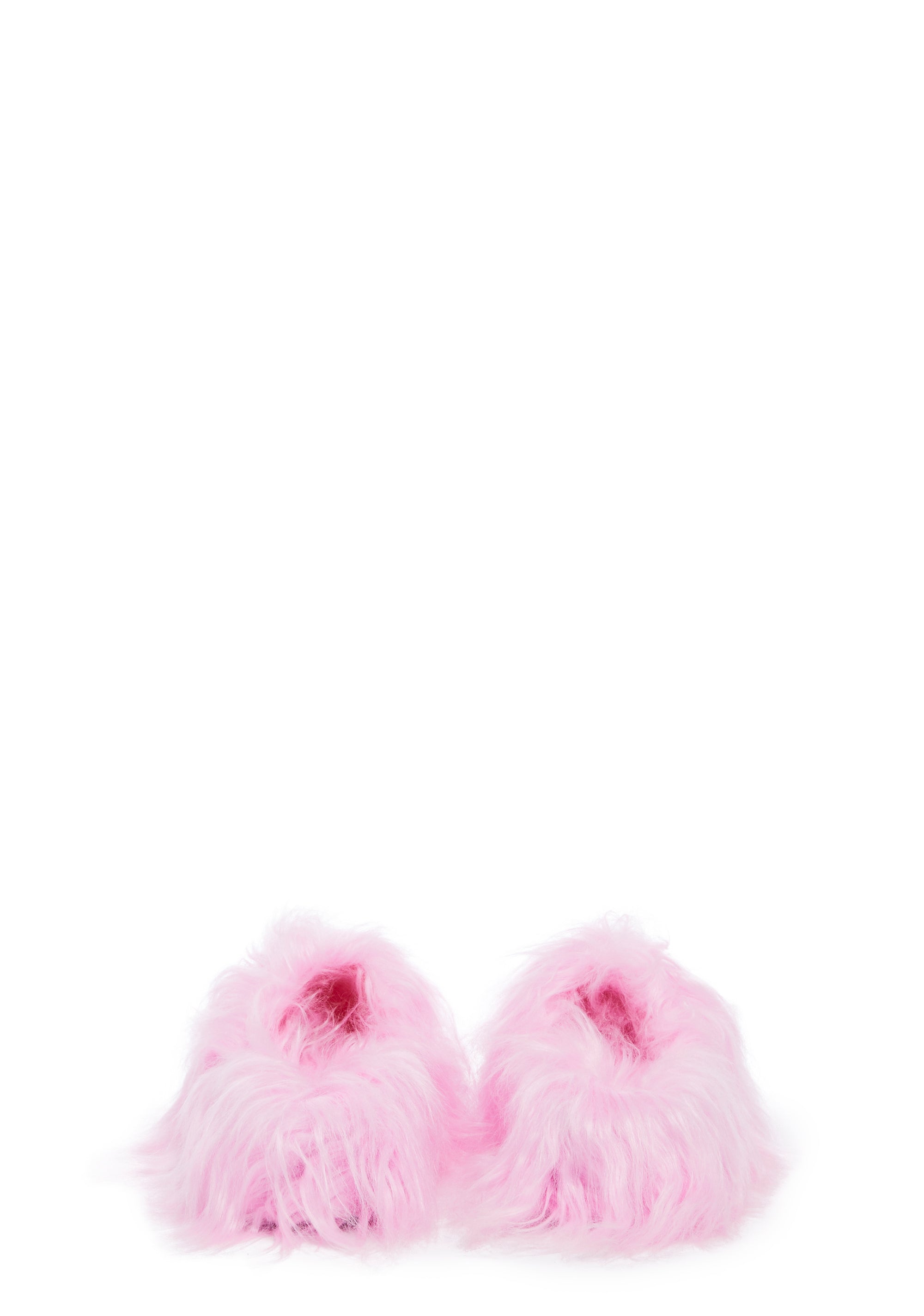 Light pink fur slides hotsell