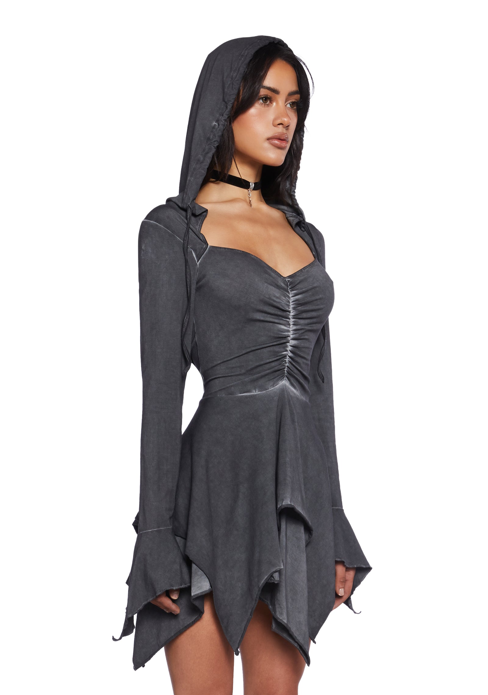Current Mood Fairy Fairycore Washed Handkerchief Dress