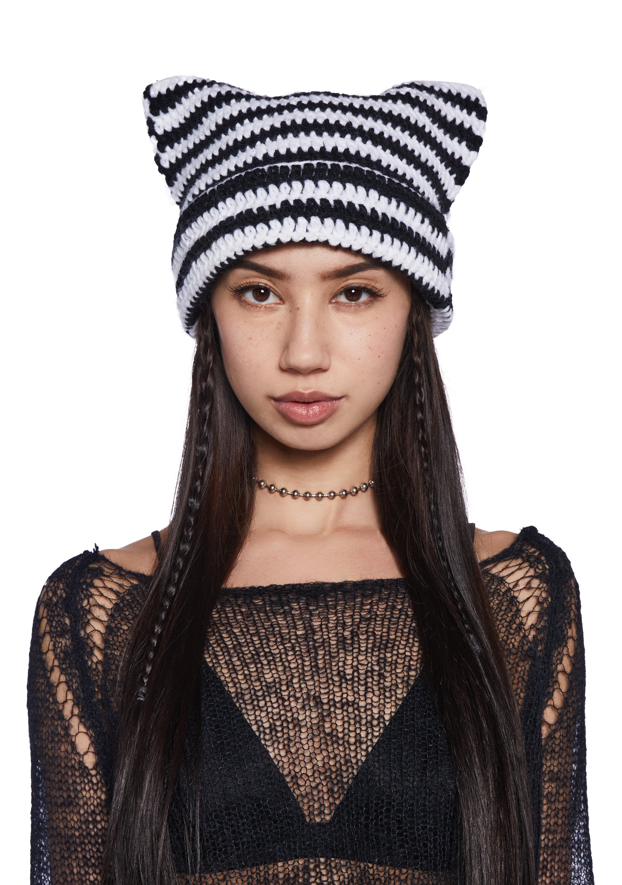 Friendly Persuasion Knit Beanie - White