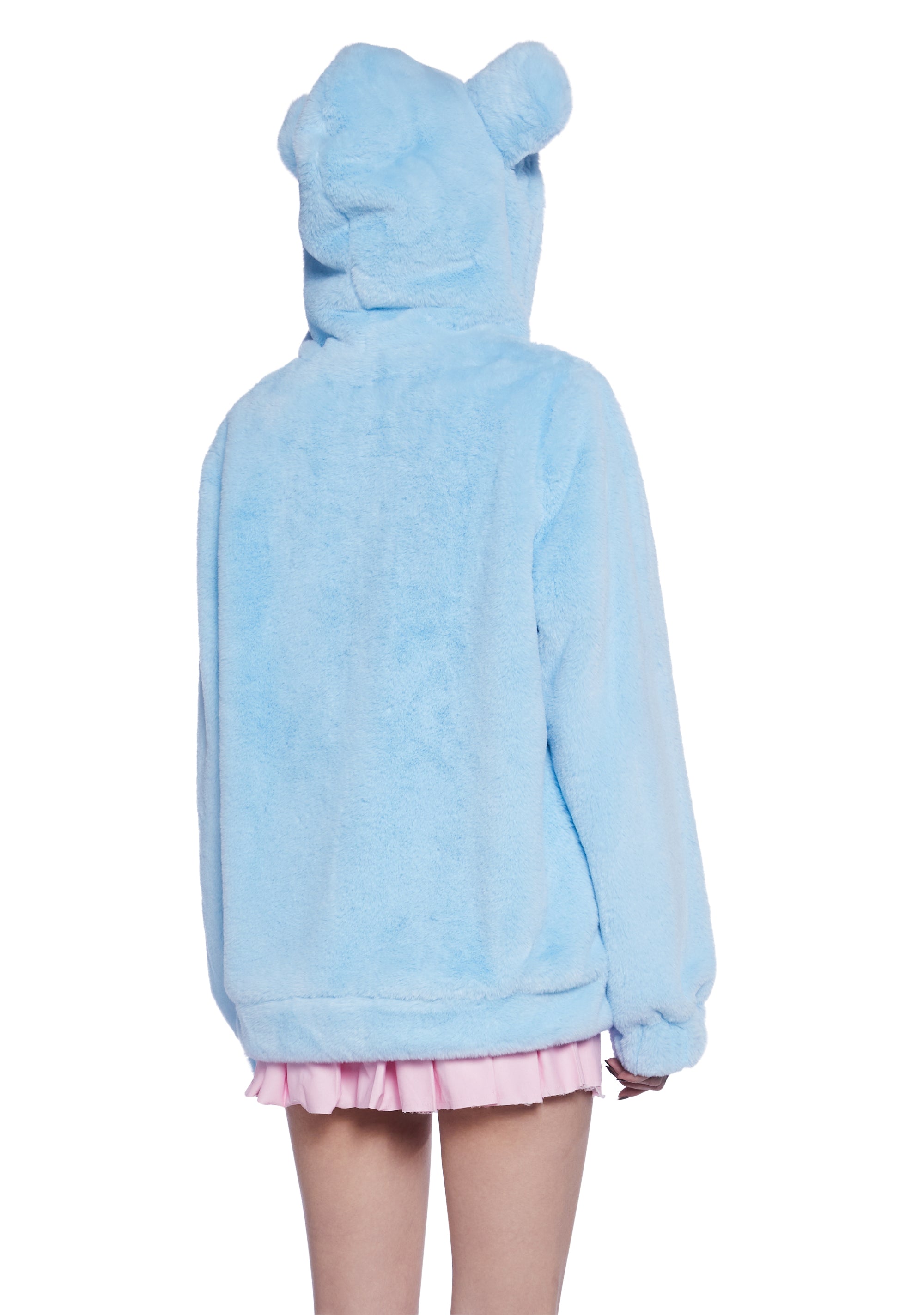 MUSINSA | acmé de la vie THREE BOUCLE BEAR HOODIE LIGHT GRAY