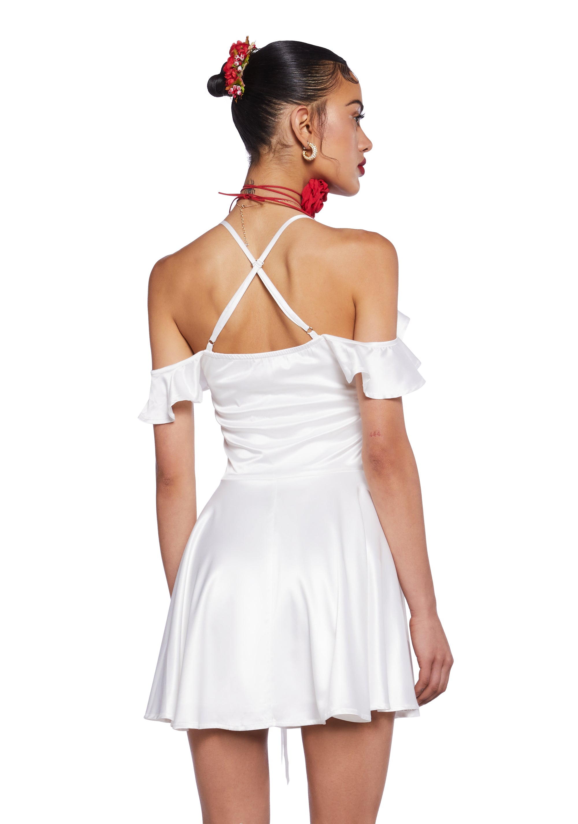【Pehrt】送料/関税込 Bunny Doll Racer Back Mini Dress White Bunny Doll Racer Back Mini Dress(White) - Pehrt(페르트)