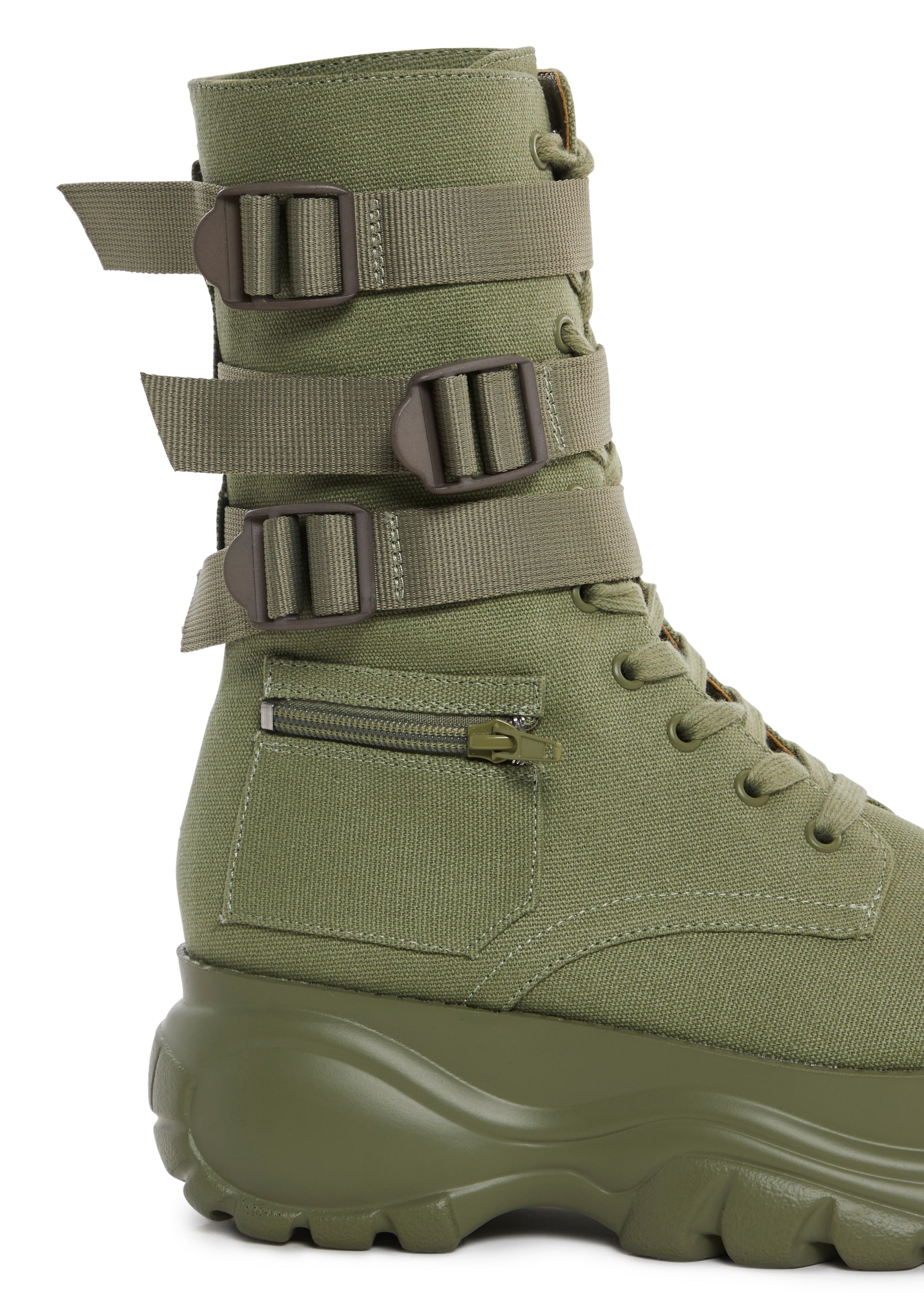 Olive green combat boots outlet