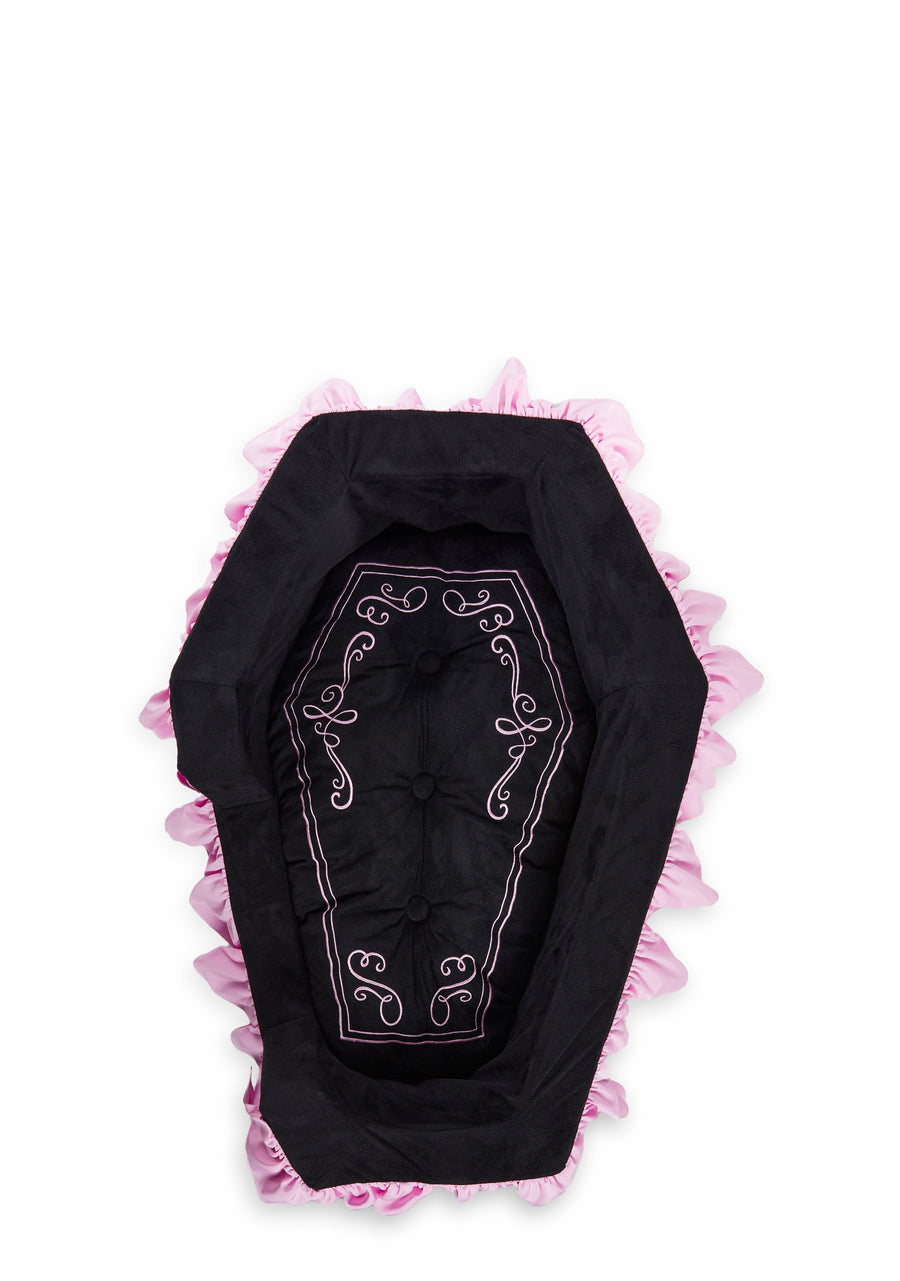 Bark N’ Bite Coffin Pet Bed - Pink