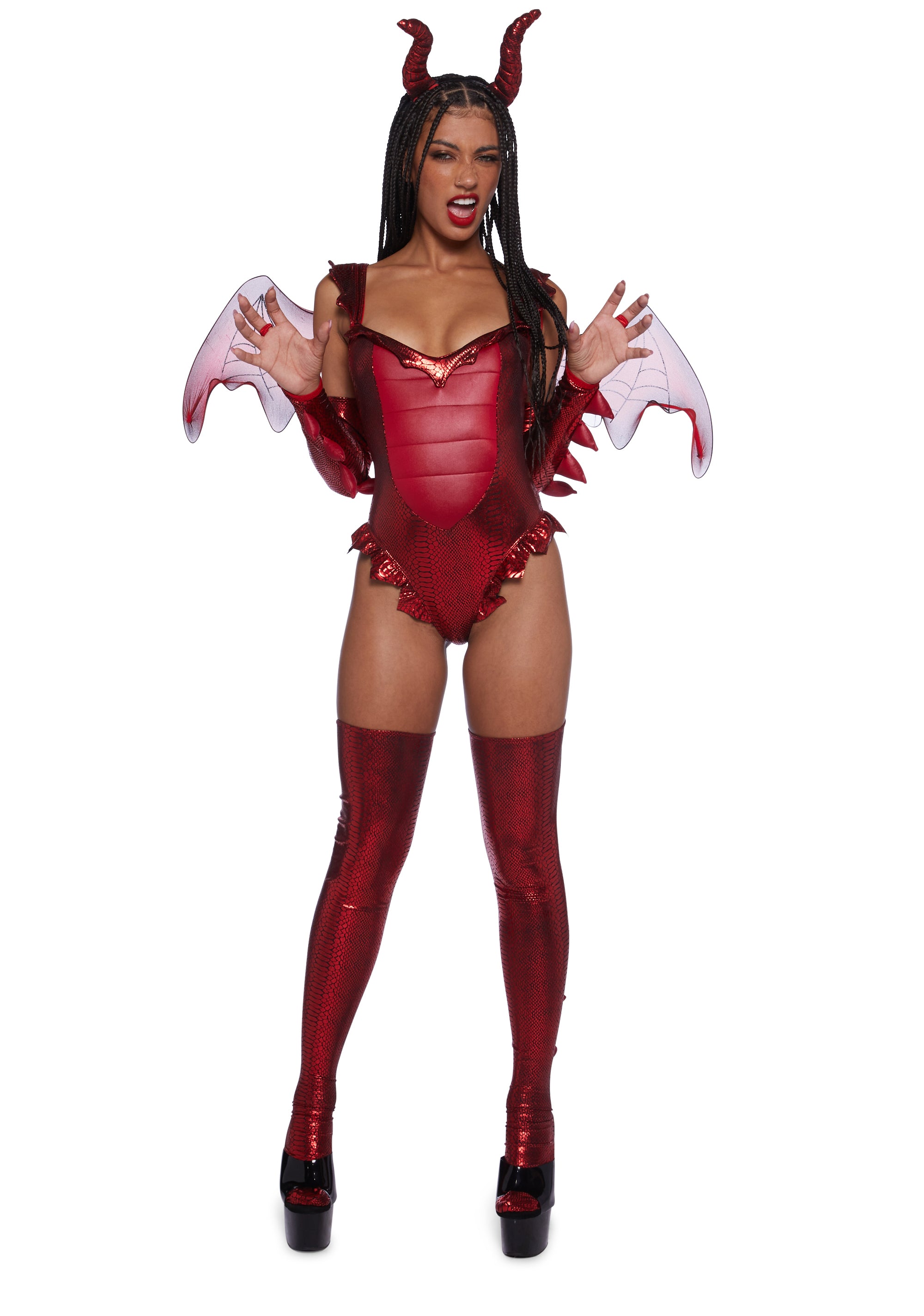 Fire Breathing Beauty Costume Set