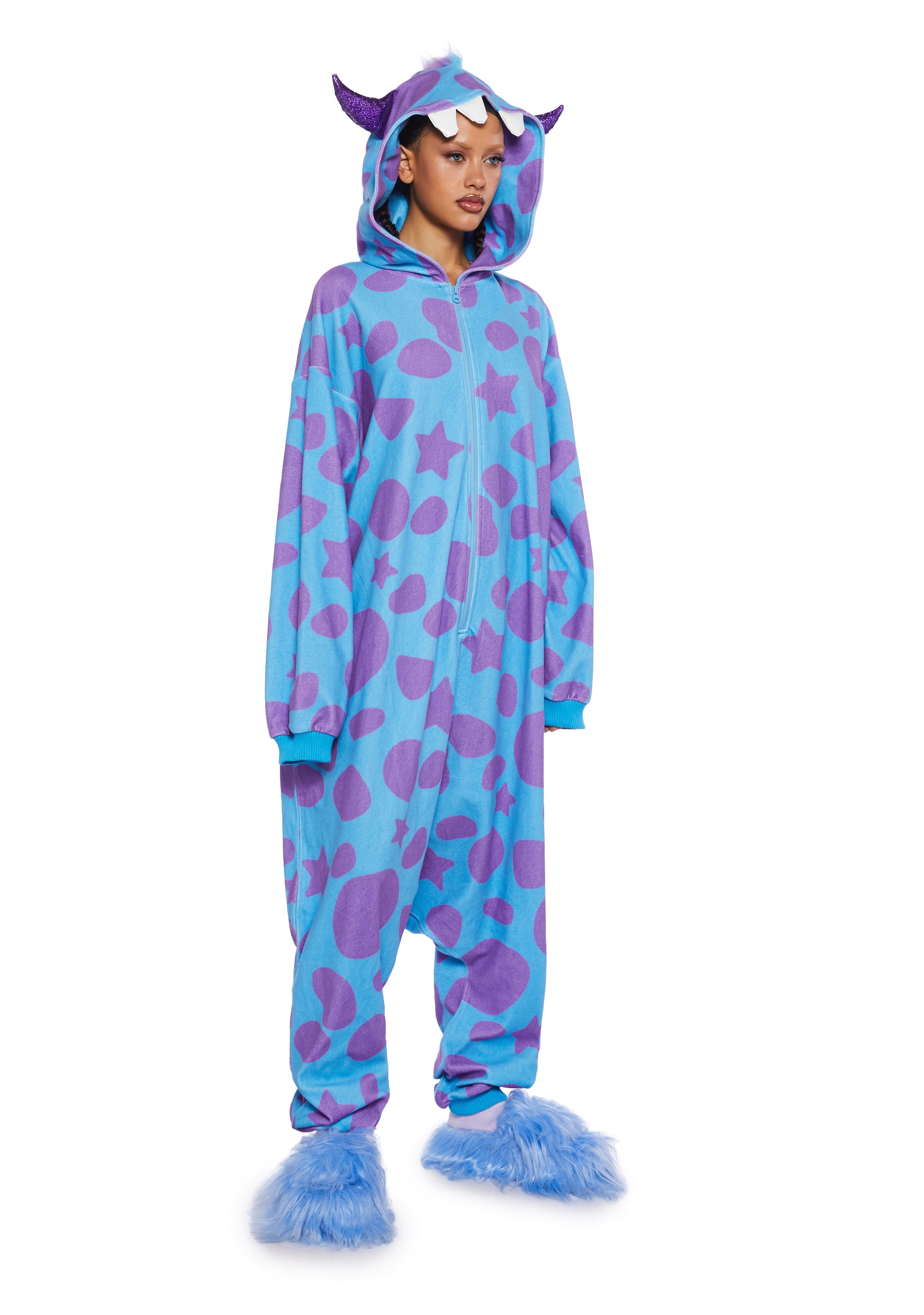 monsters inc onesie sully Cuddle Monster Onesie BLUE / MEDIUM/LARGE