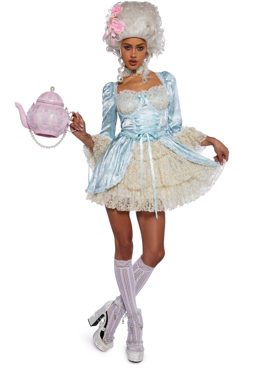 Cake Queen Costume Set - Light Blue - alternate