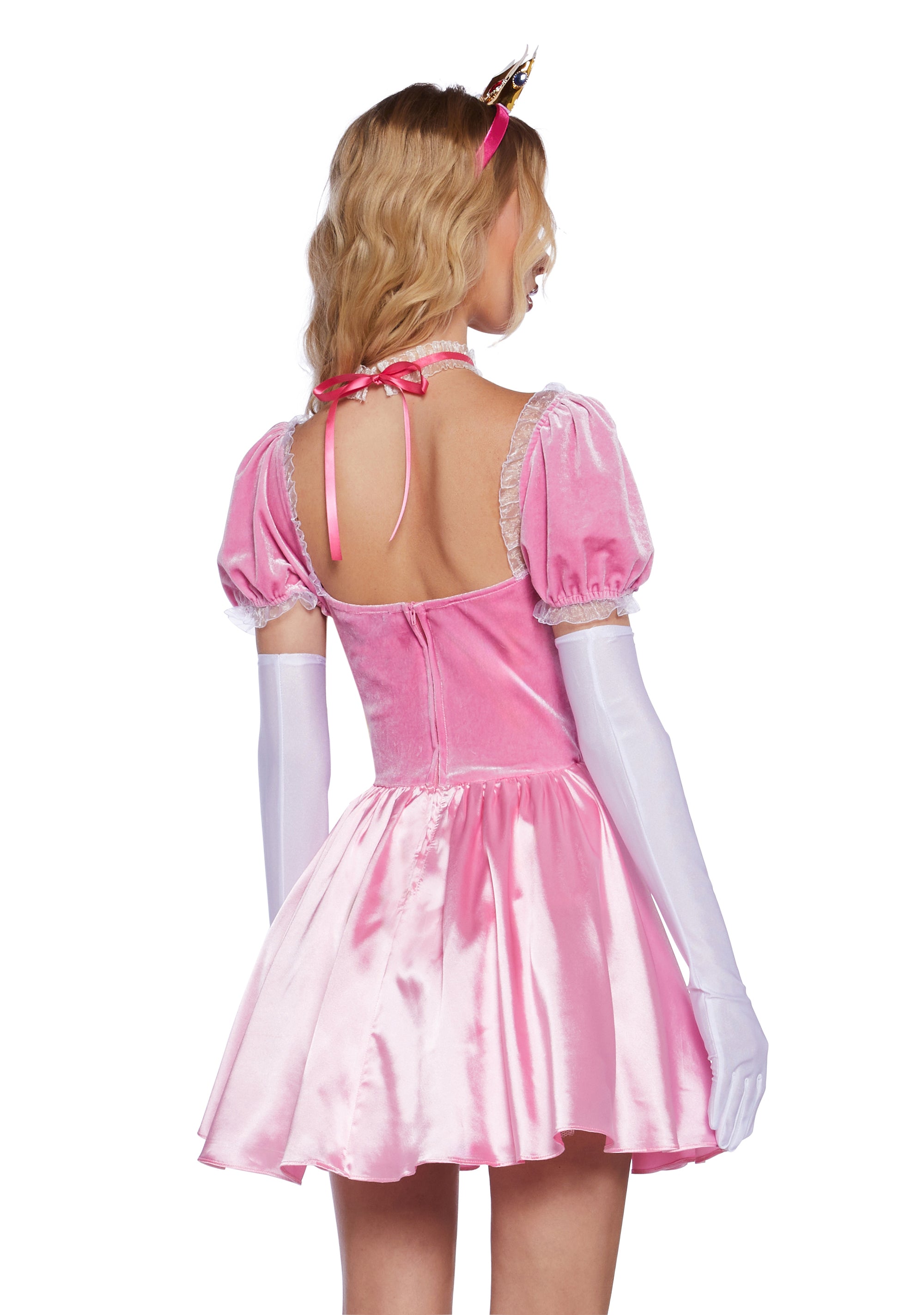 princess peach mini dress Lakeside Halter Mini Dress Peach Size L from Hello Molly