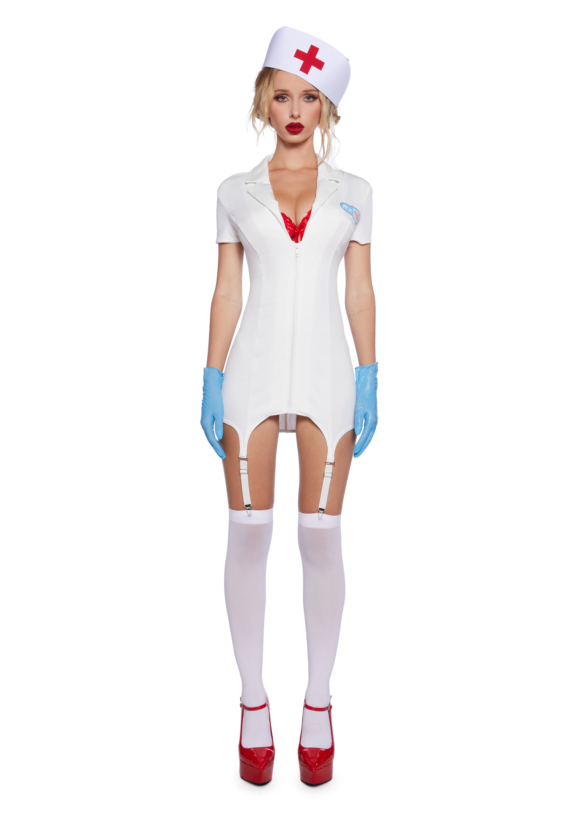 Pop Punk Nurse Costume Set