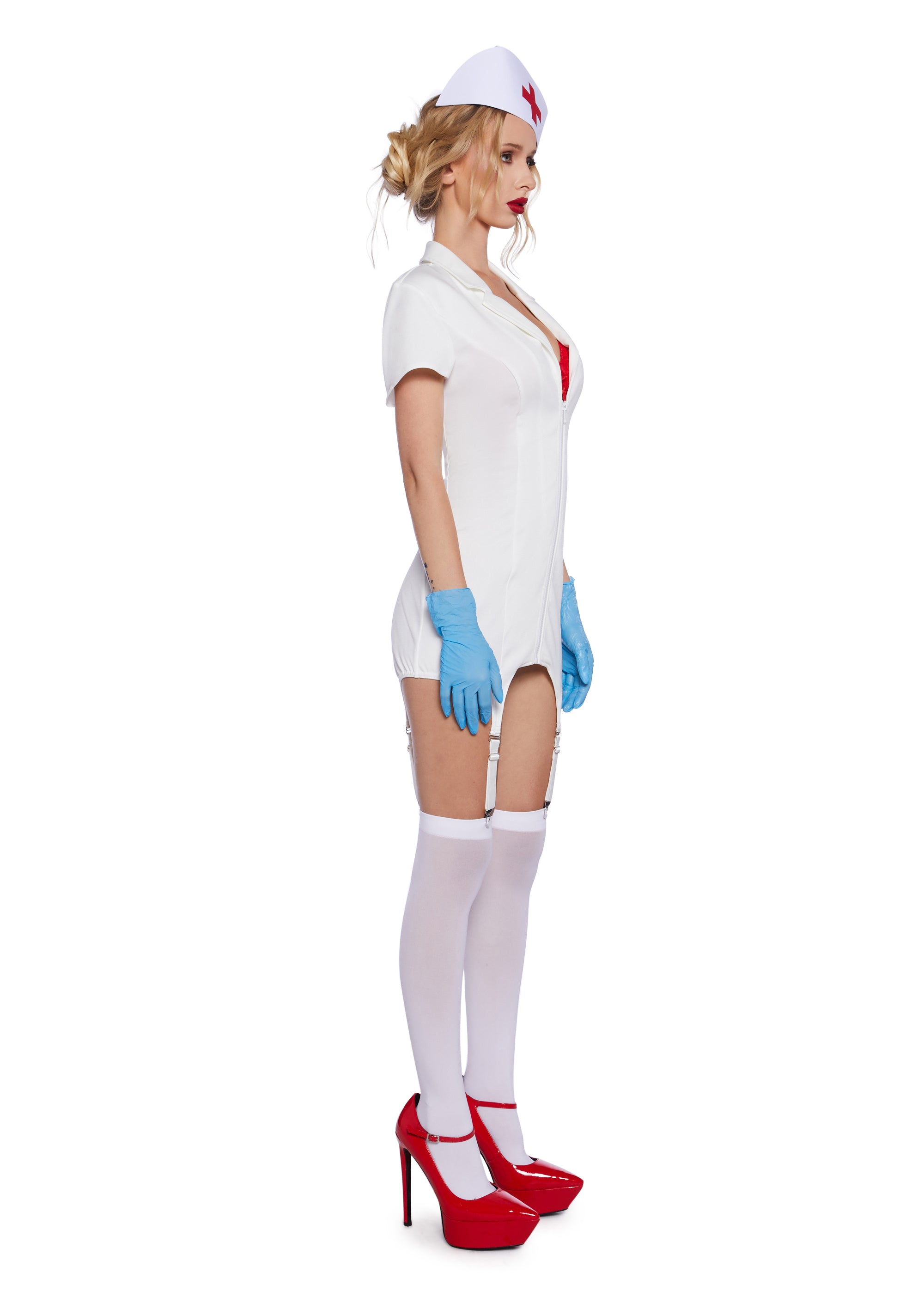 Pop Punk Nurse Costume Set