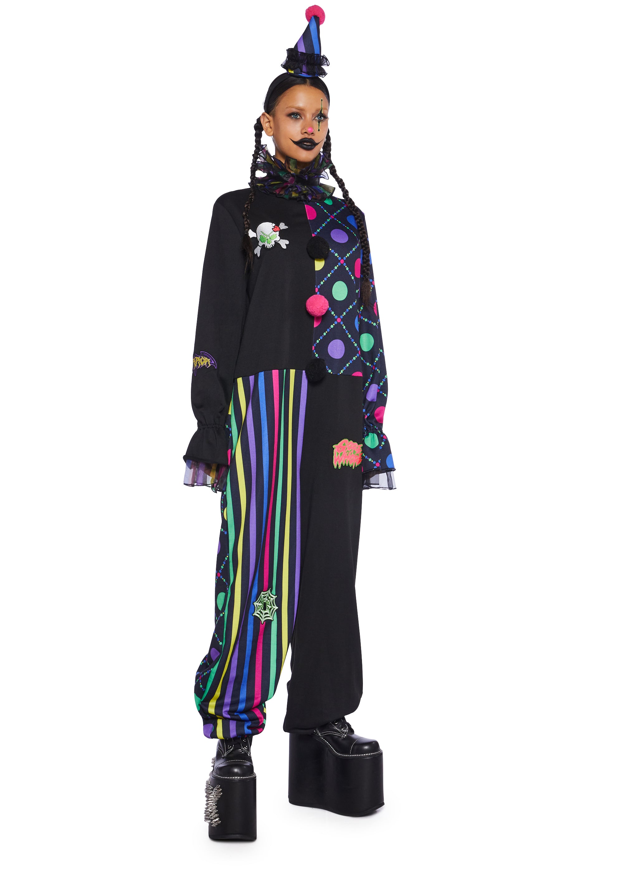 Graffiti Giggles Clown Costume Set