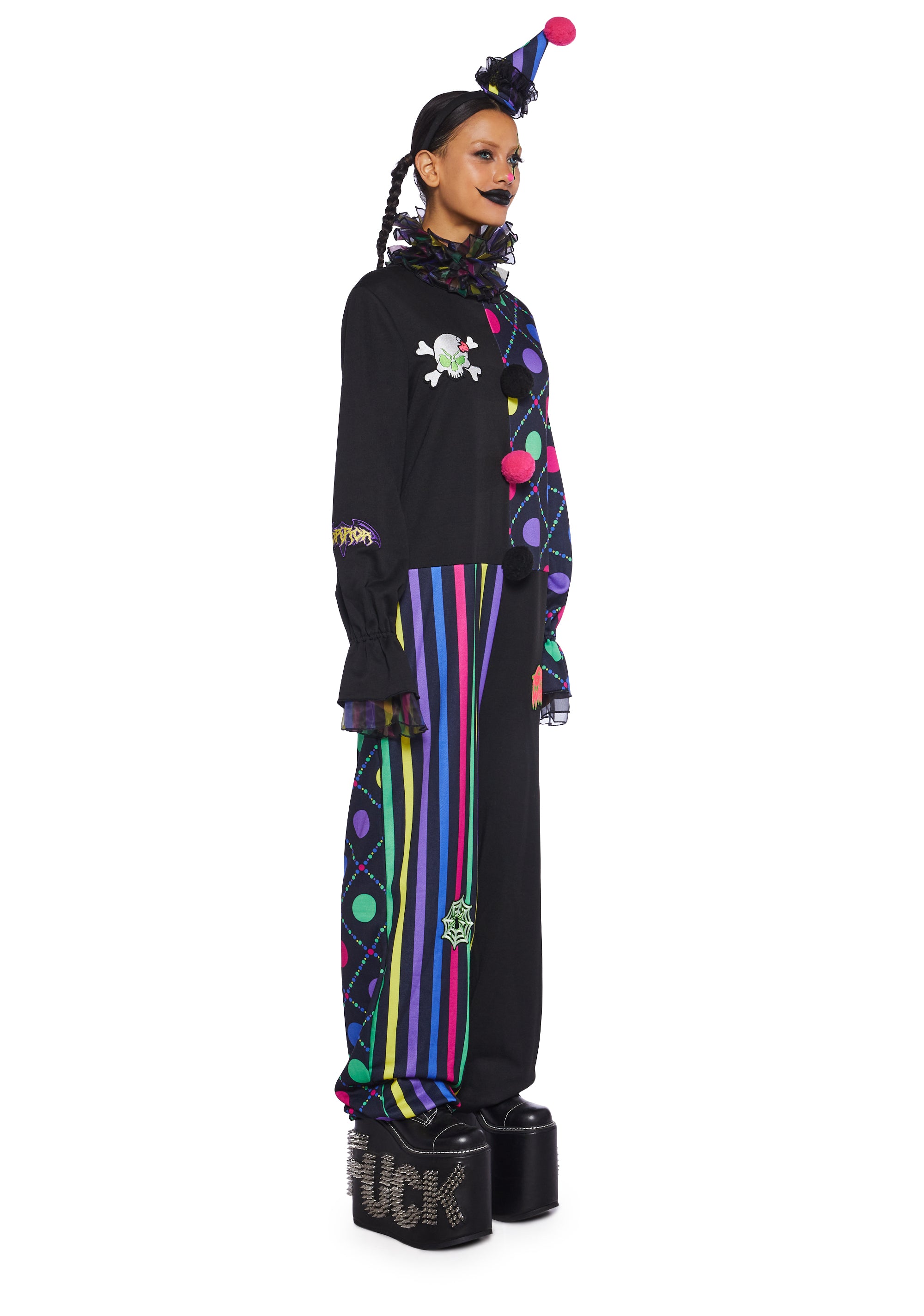 Graffiti Giggles Clown Costume Set