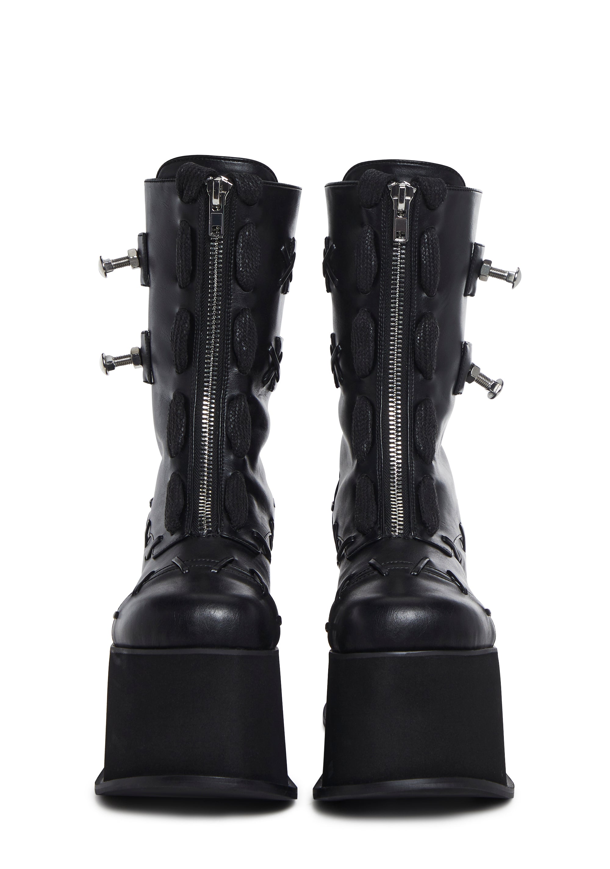 Trickz N' Treatz Frankenstein Stomp Stitched Bolt Platform