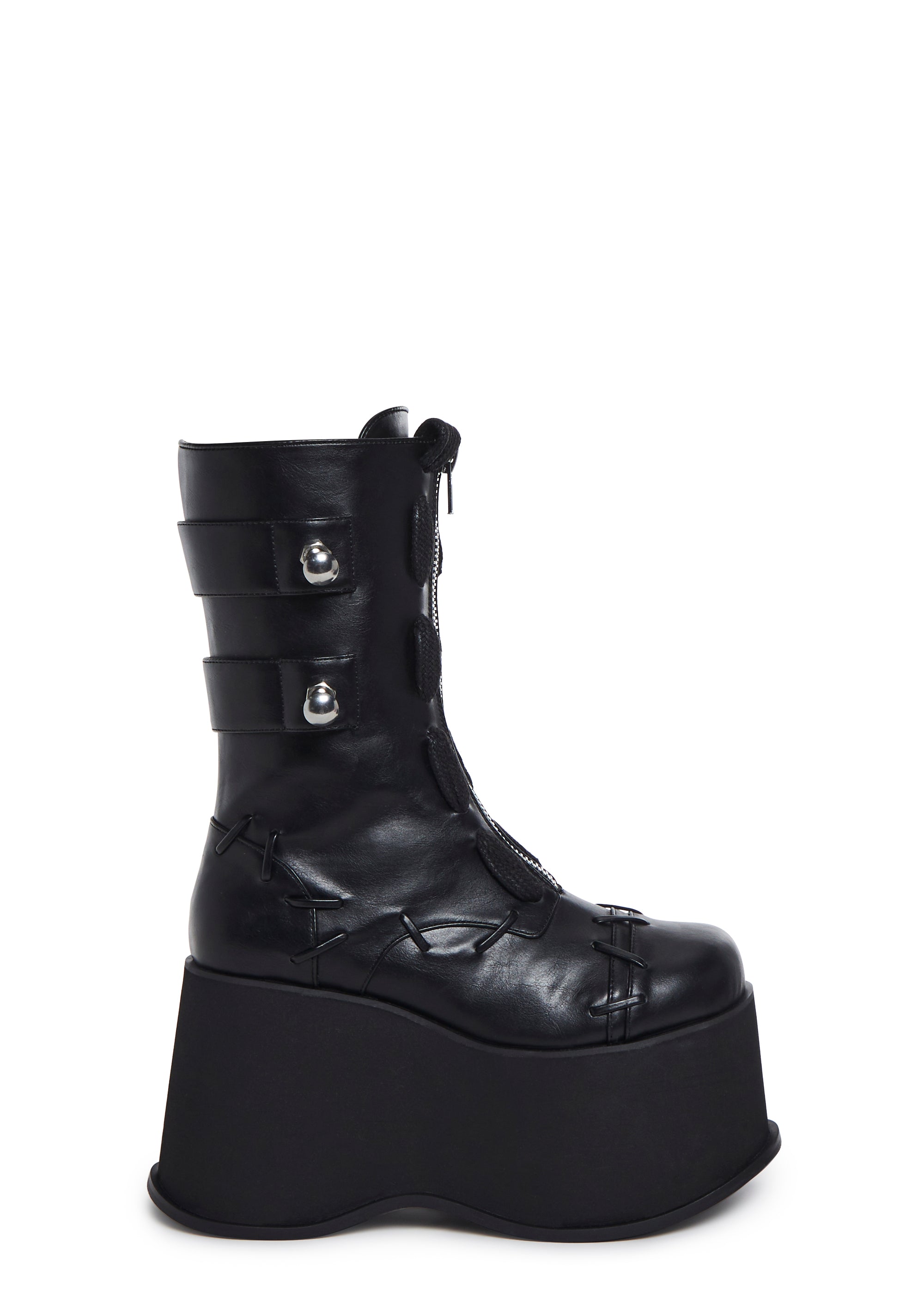Trickz N' Treatz Frankenstein Stomp Stitched Bolt Platform
