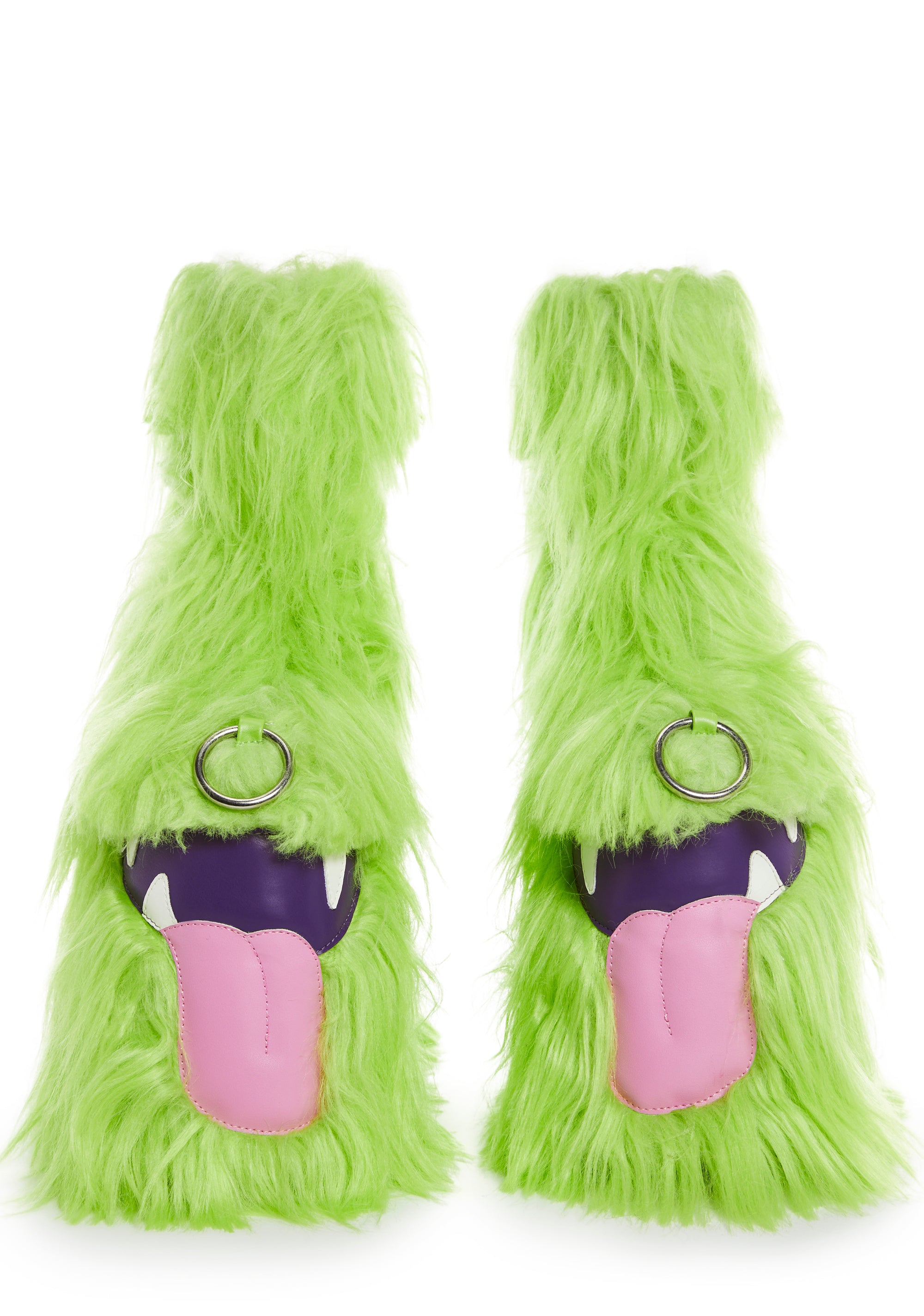 Trickz N' Treatz Faux Fur Kooky Monster - Green – Dolls Kill