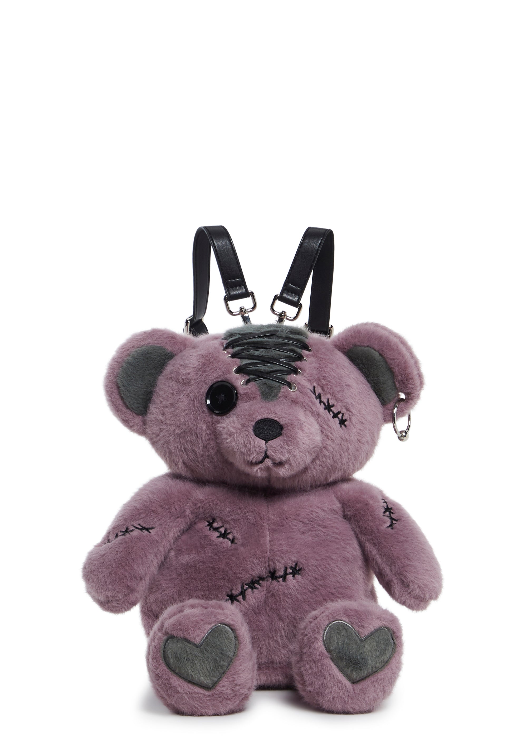 Trickz N' Treatz Halloween Plush Zombie Bear Backpack - Light