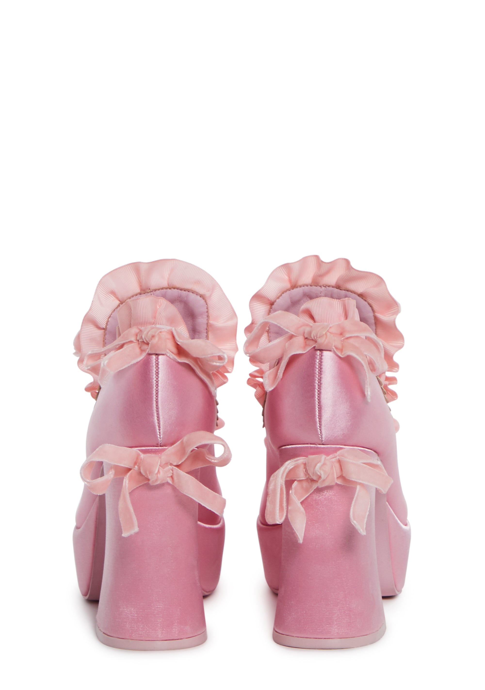 Bisou Baby Platform Heels Pink Pink US 11
