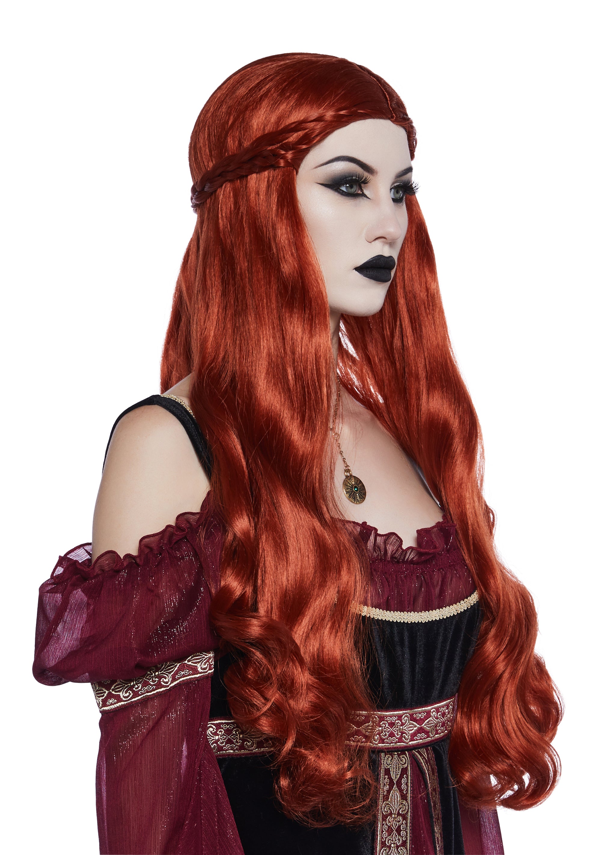 Faire Fables Renaissance Wig - Auburn - alternate