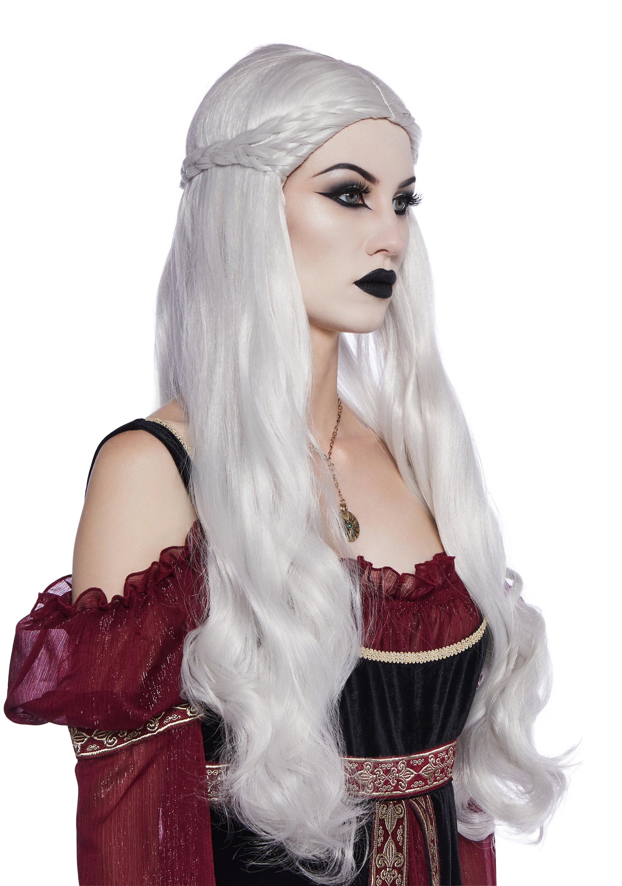 Faire Fables Renaissance Wig -  White - alternate