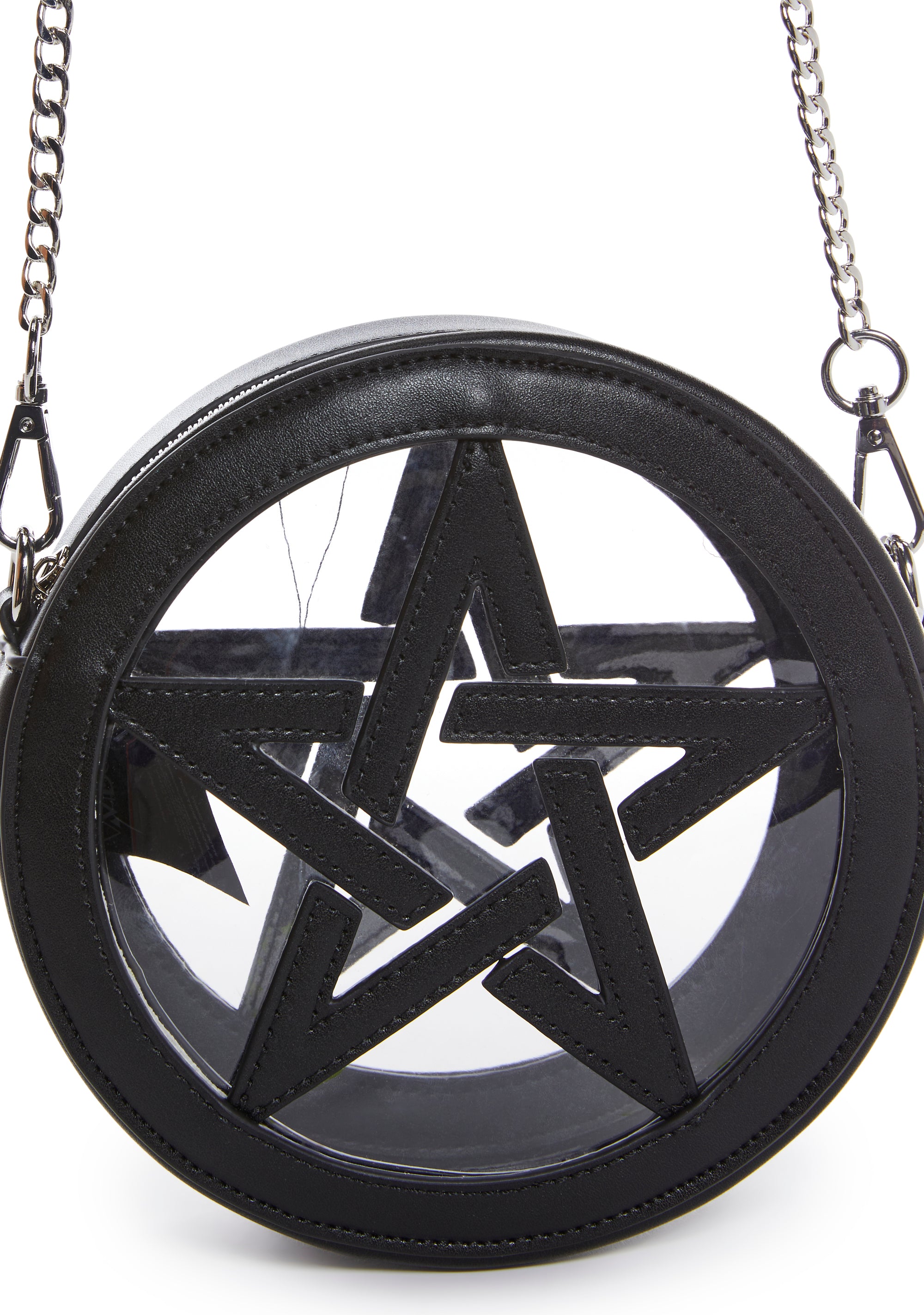 Widow Vegan Leather Pentagram Crossbody Bag - Black – Dolls Kill
