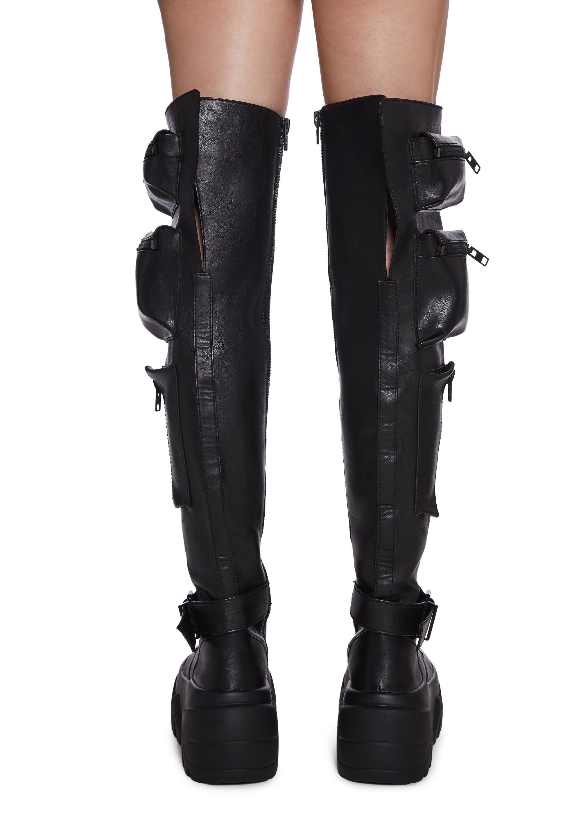 Thigh high combat boot cheap