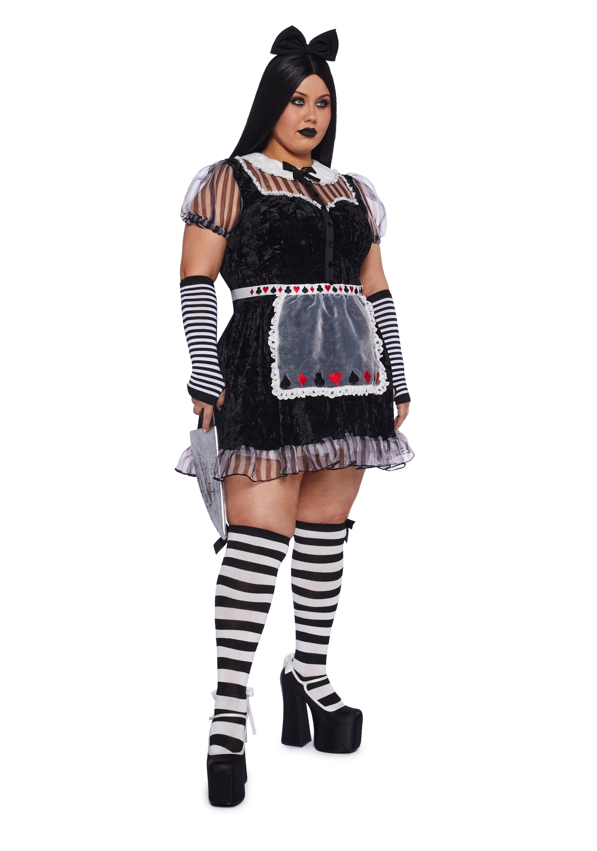 Plus Malice In Wonderland Costume Set