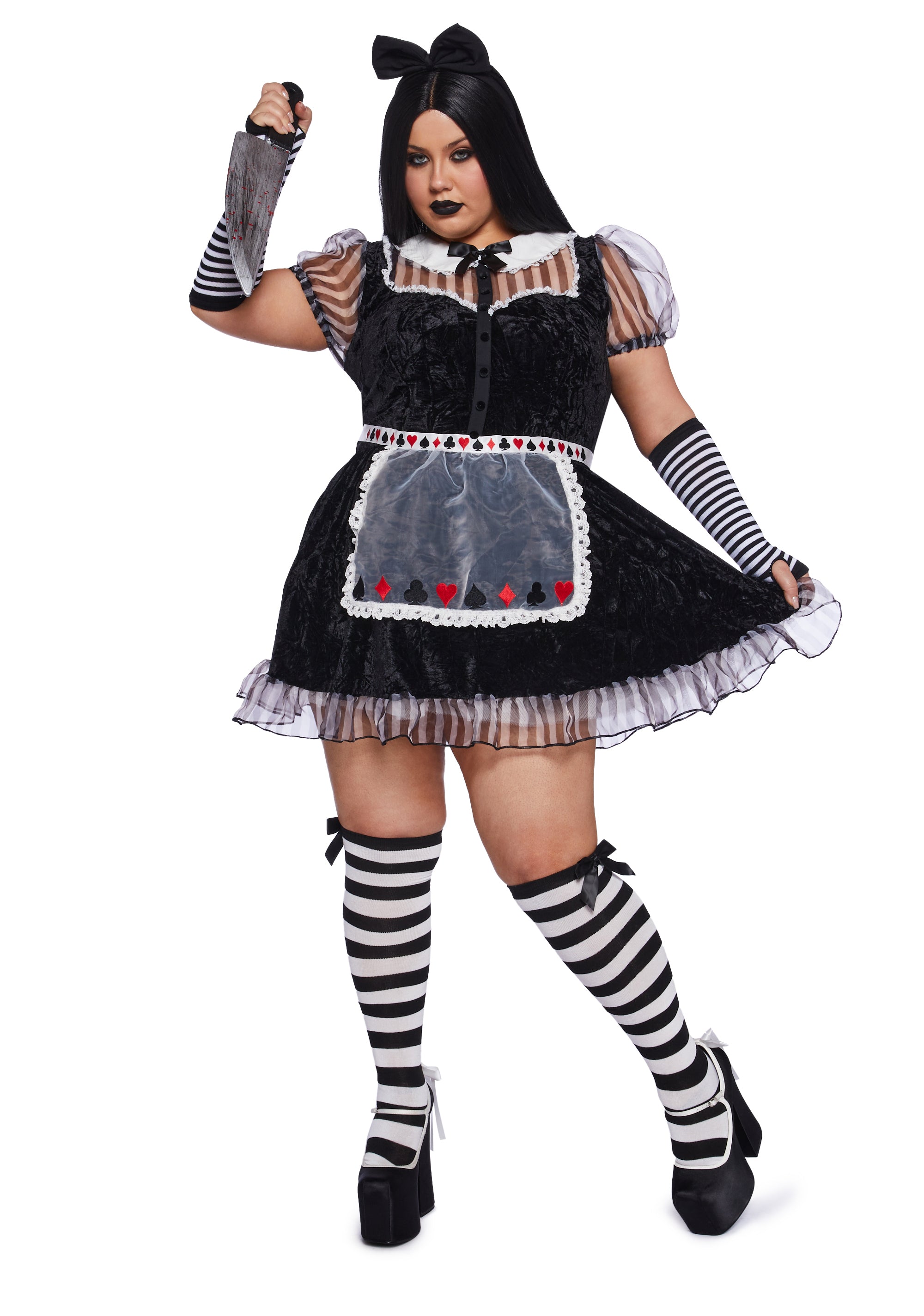 Plus Malice In Wonderland Costume Set