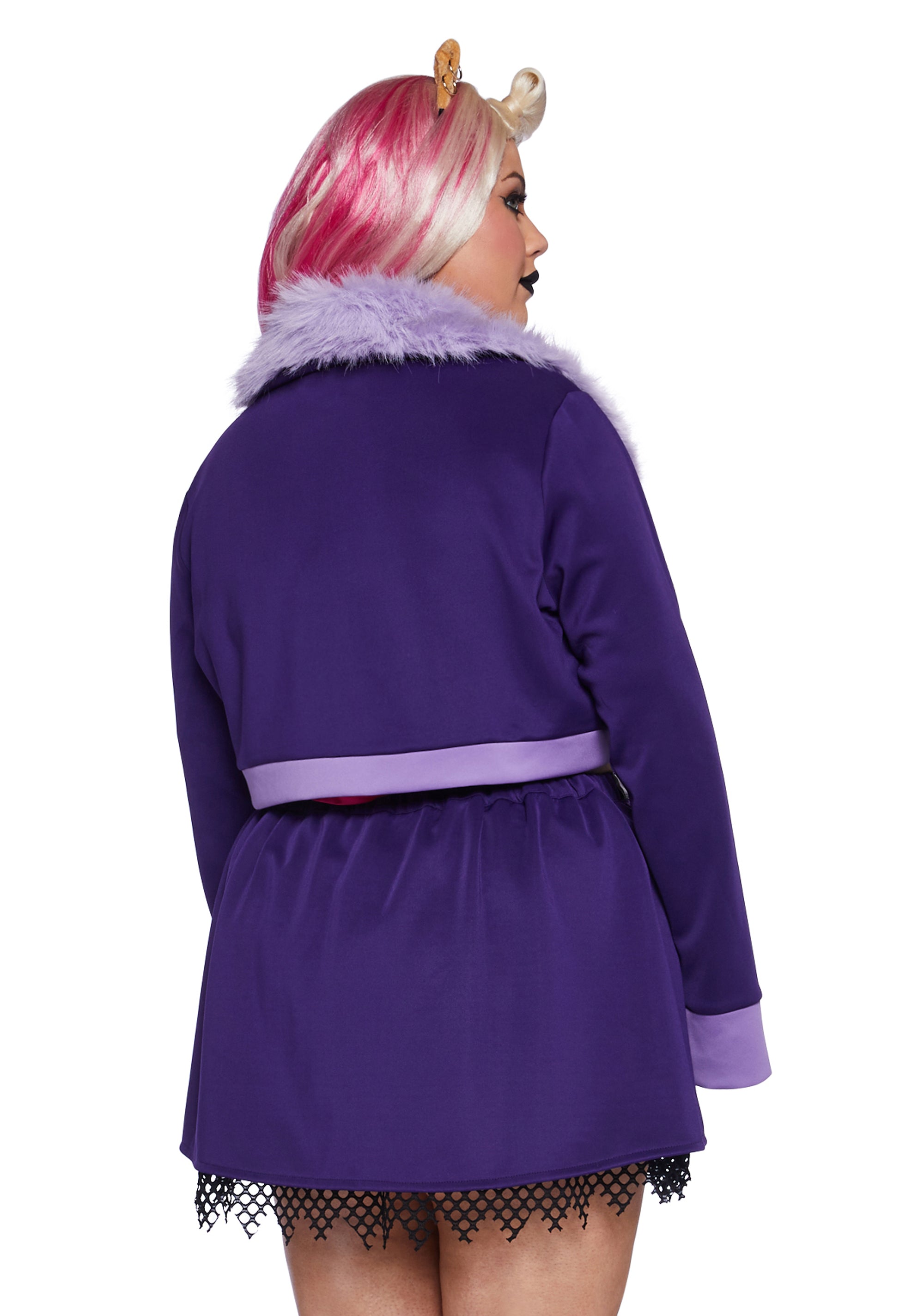 Plus Werewolf High School Student Premium Costume And Wig Set