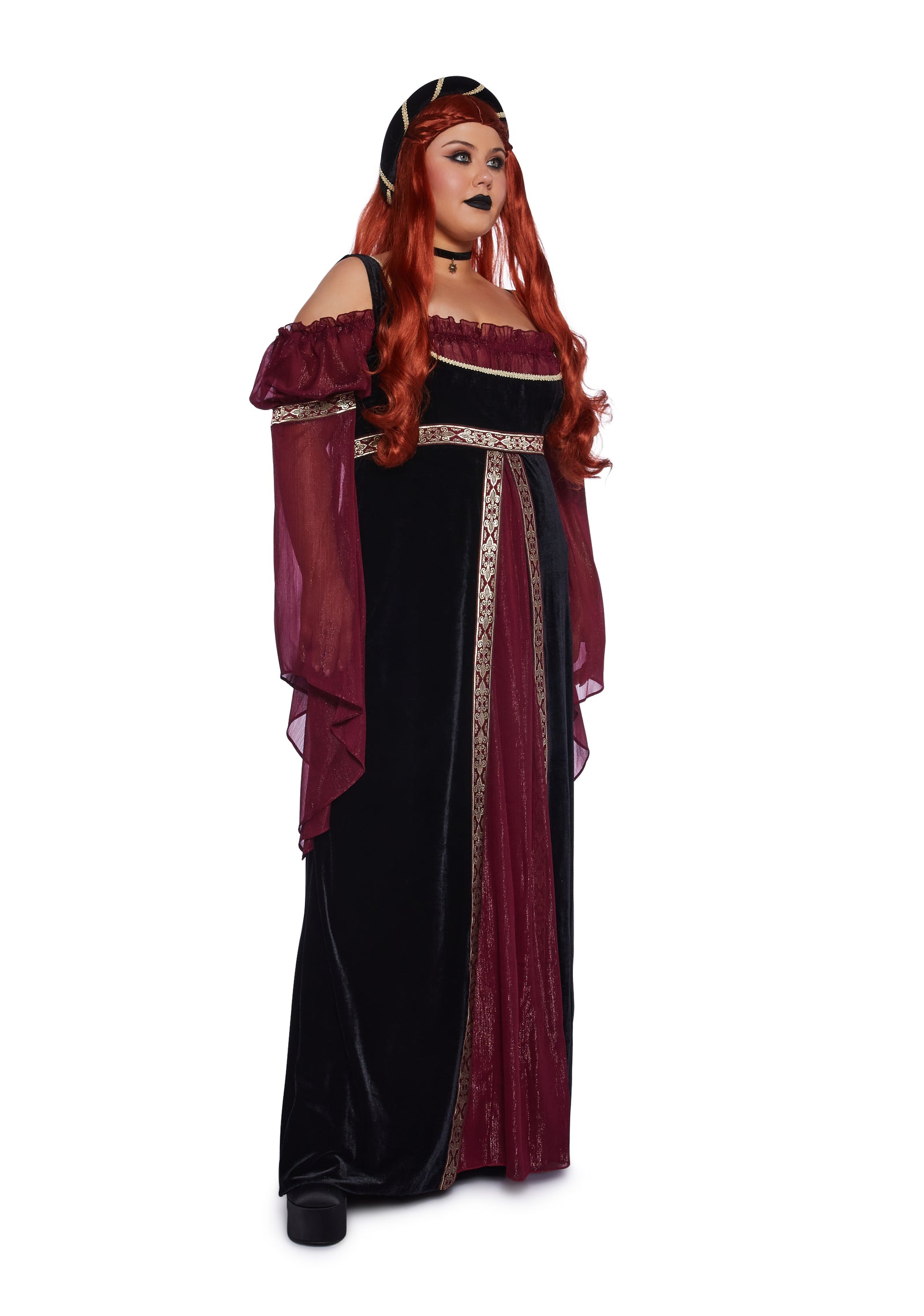 five|dark red