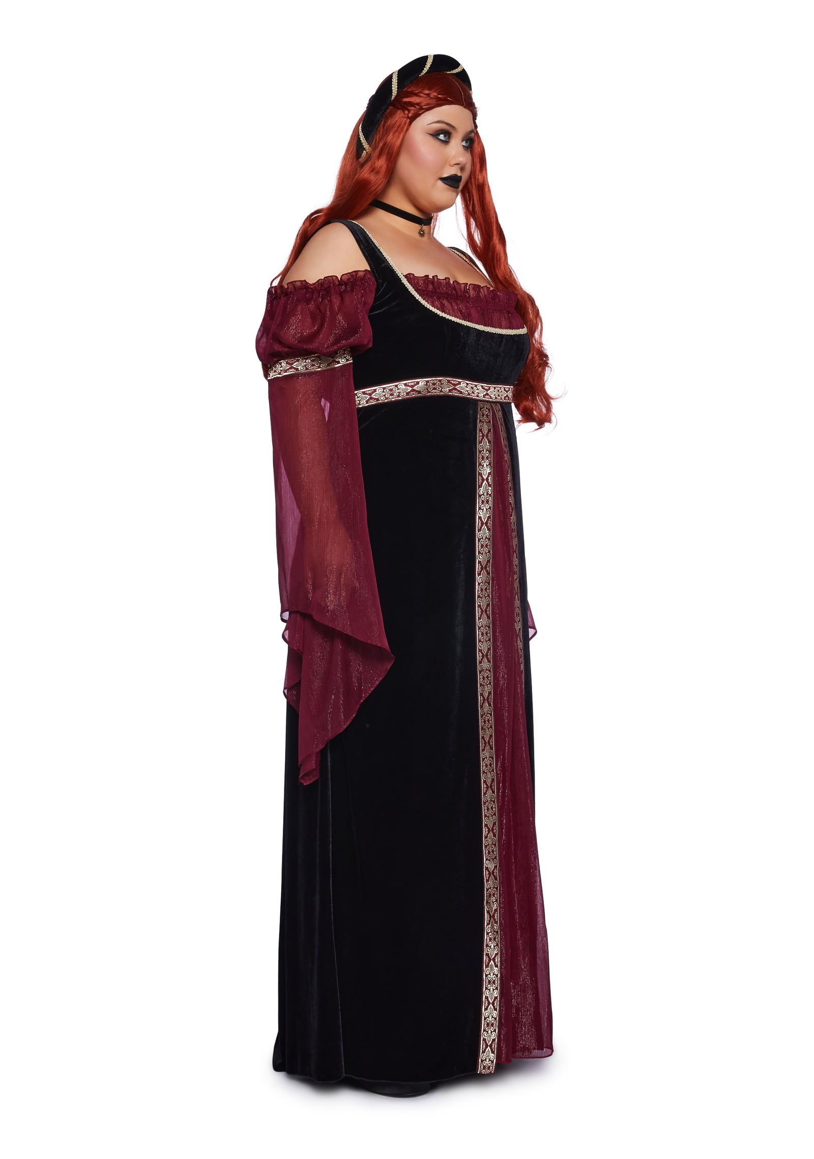 three|dark red
