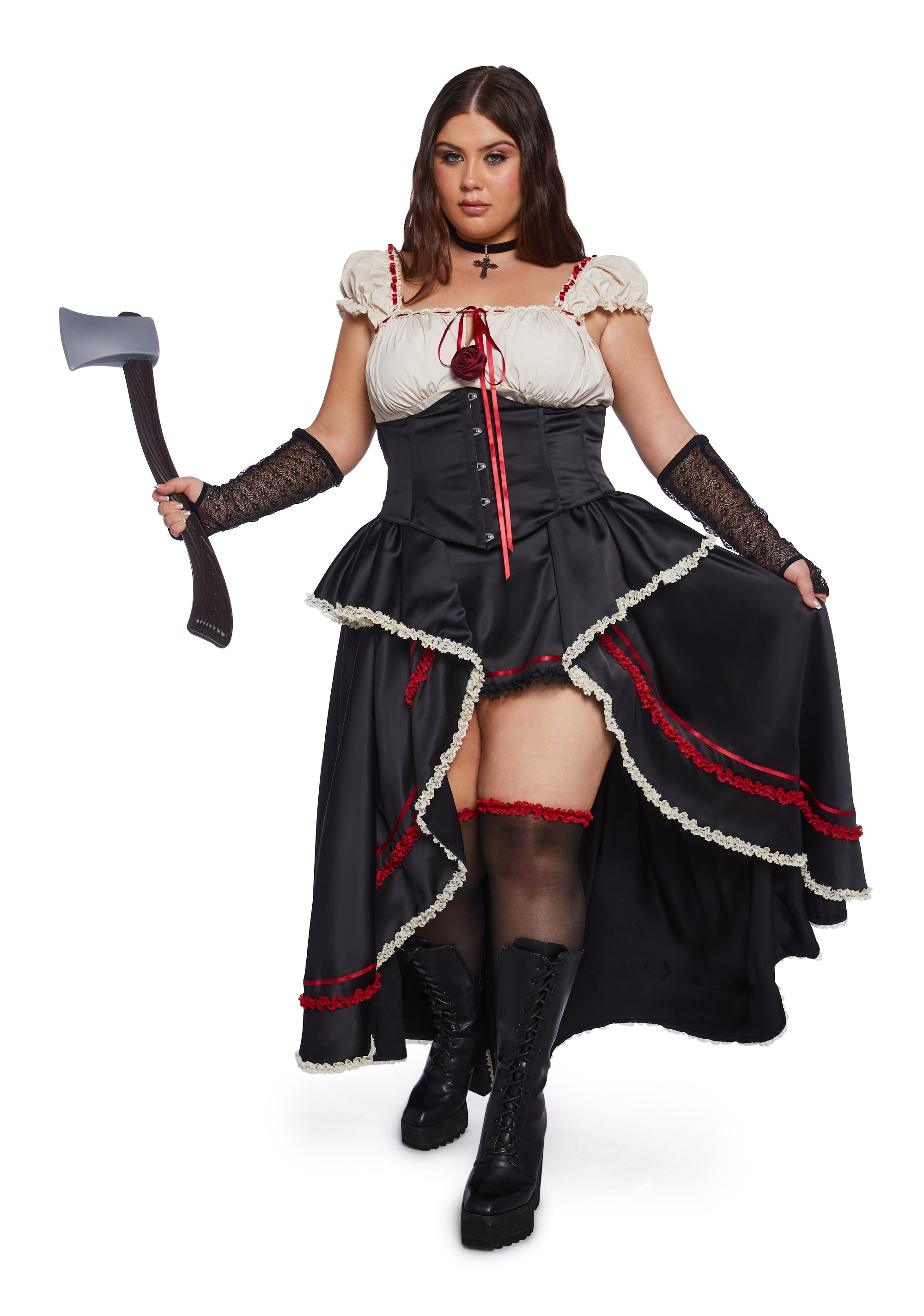 Plus Wild West Comic Maiden Premium Costume Set