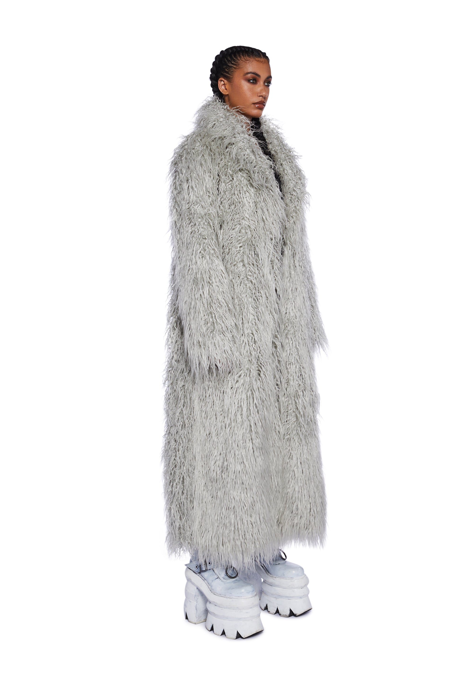シエルエアー　FAUX FUR COAT interstellar-shaggy-faux-fur-