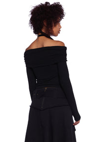 Rustic Soul Long Sleeve Top - Black
