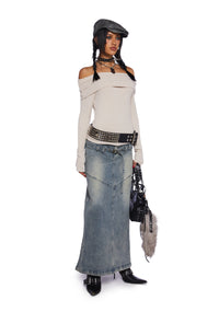 Rustic Soul Long Sleeve Top - White