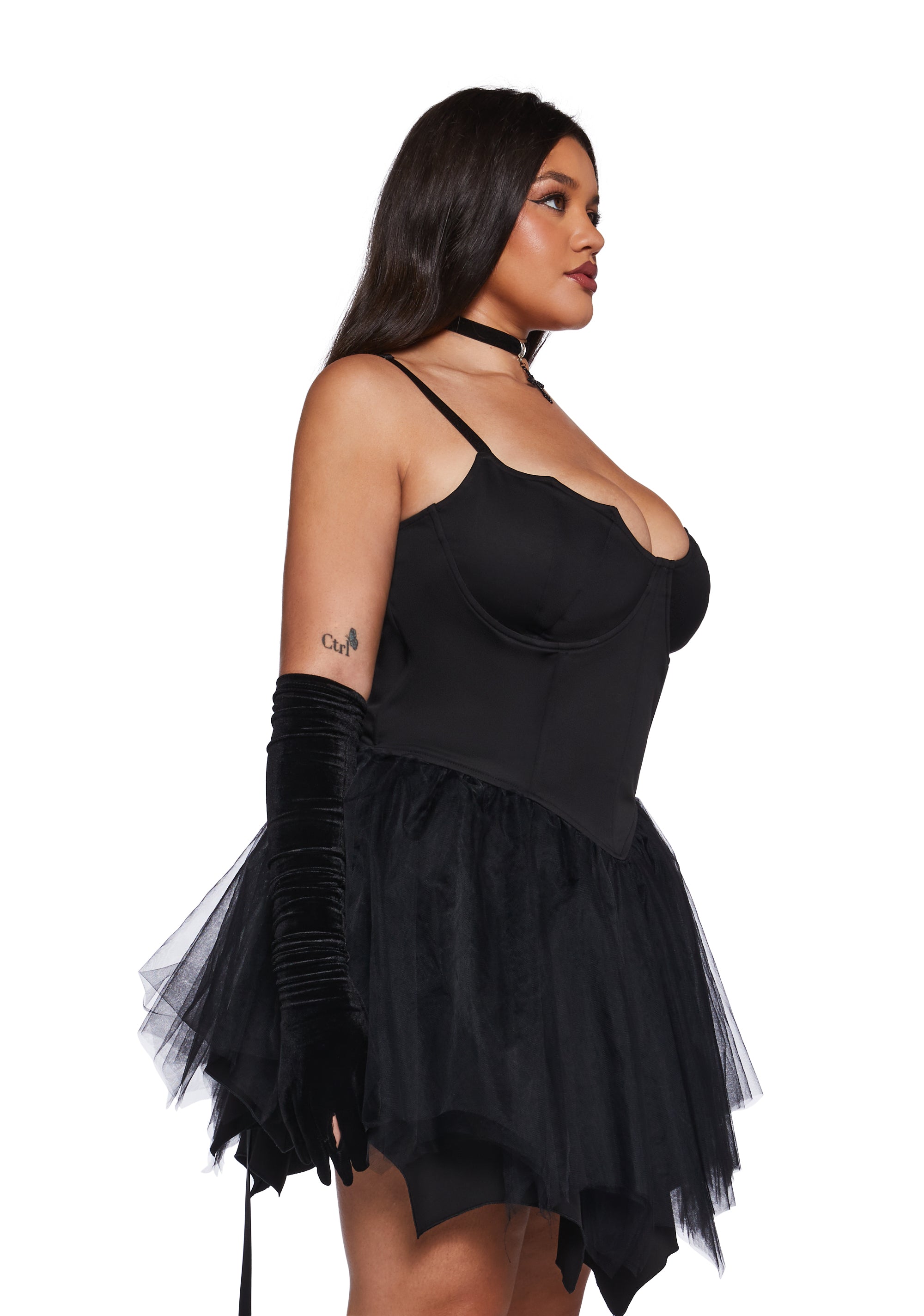 fleeting optimism mini dress Amazon.com: Dolls Kill Fleeting Optimism Mini Dress by Widow Twill Corset Mini Dress with Mesh Skirt and Back Lacing for Gothic Fashion