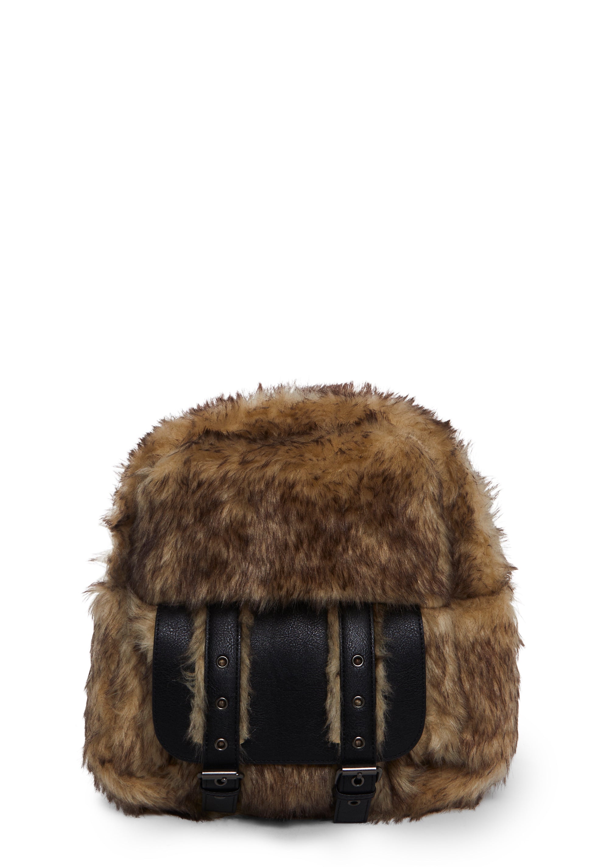 2024年ファッション福袋 Bear Fur Faux Man Burning Exx Club Ears With Backpack Hoodie バッグ
