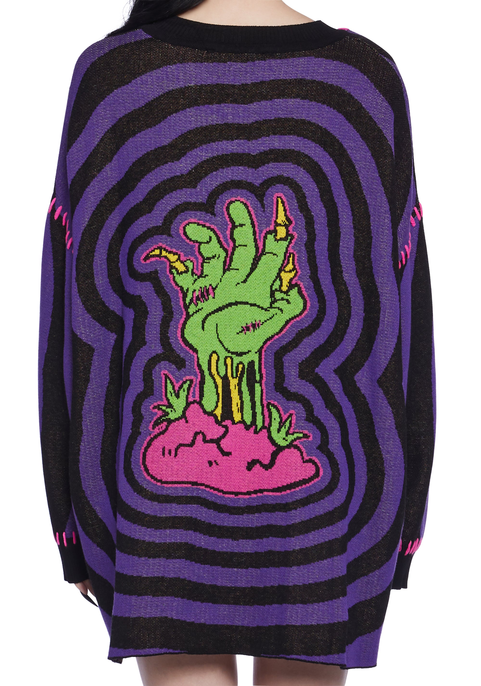 「新商品」に関するプレスリリース Ribbed Treatz N' Trickz Knit Portal Zombie Intarsia トップス