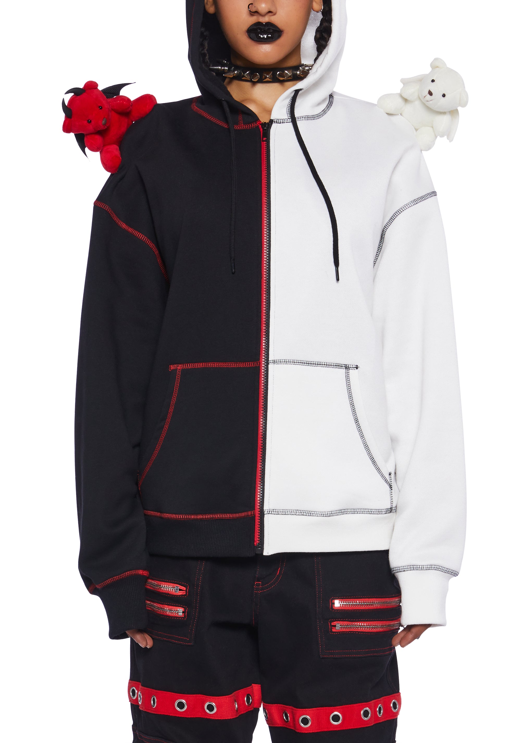 トップス TOY DEVIL KNIT BLOUSON KNIT BLOUSON